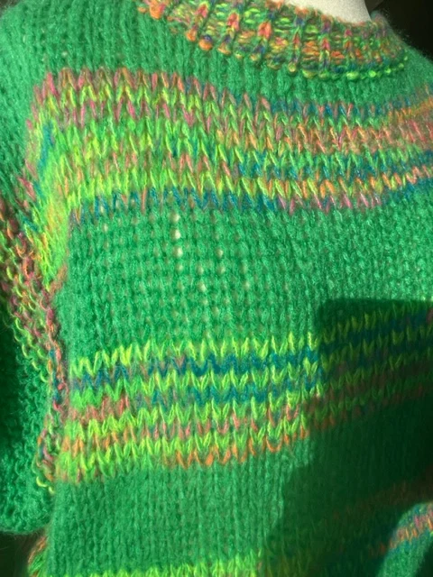 Trui Rainbow Multicolor Groen - Afbeelding 4