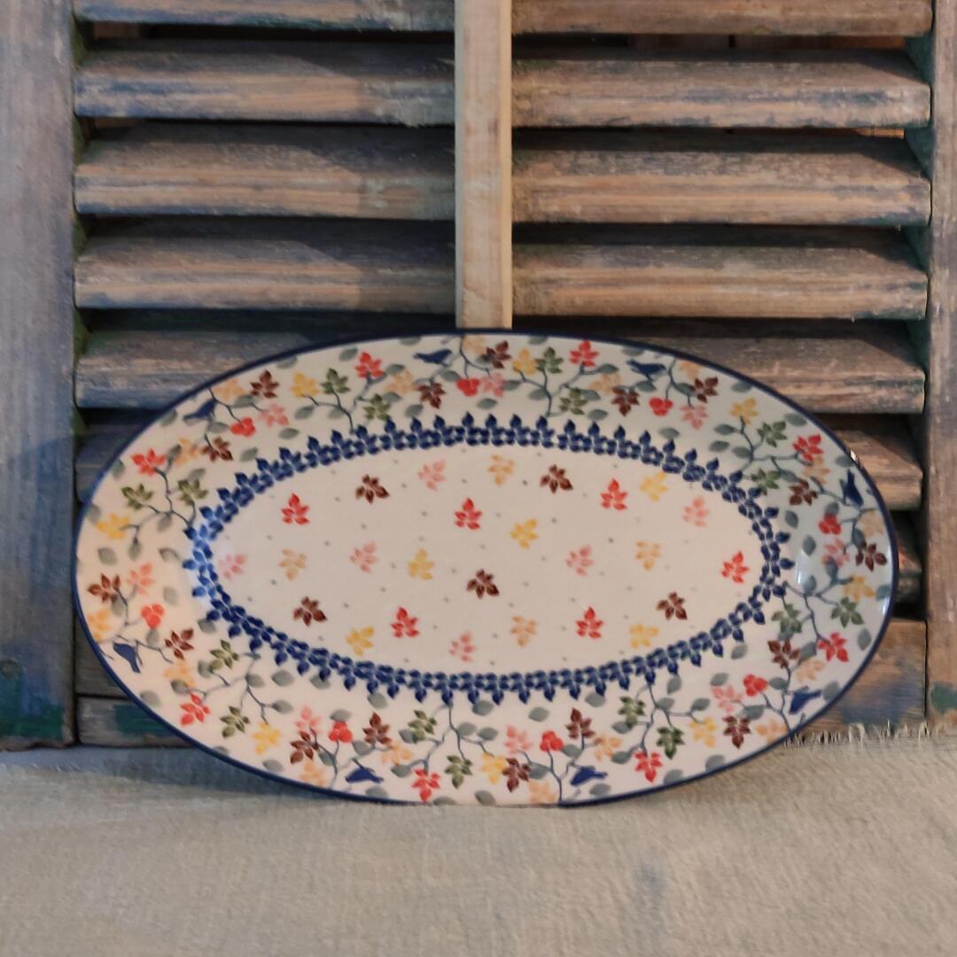 CA 201-3208x Bunzlau Platte Serveerschaal 29.5cm AutumnPride by Karlina Sliwinska - Afbeelding 3