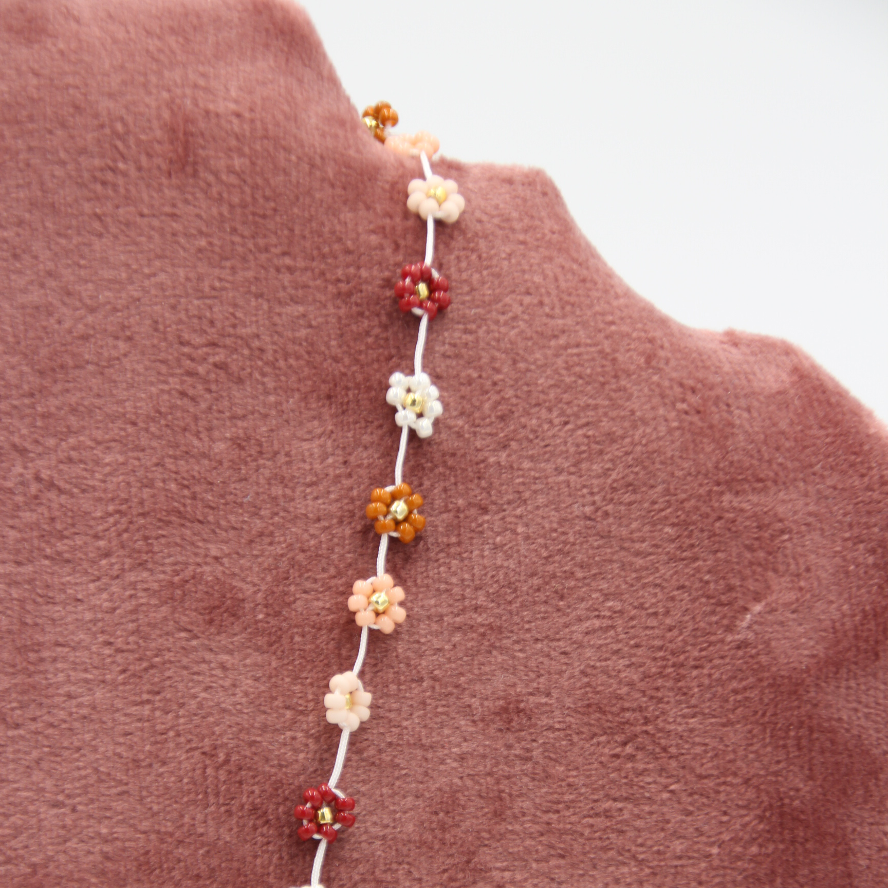 Daisy flower ketting-Mix Nude - Afbeelding 3