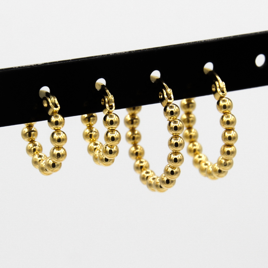 Creool met bolletjes-goud - Afbeelding 3