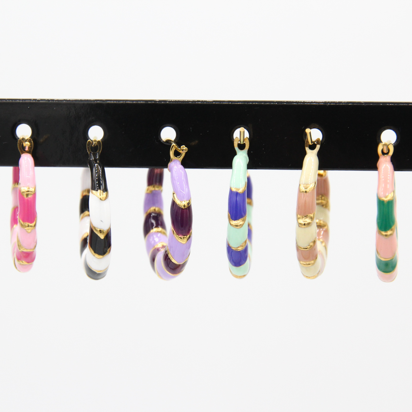 gekleurde creool – nude/beige - Afbeelding 4