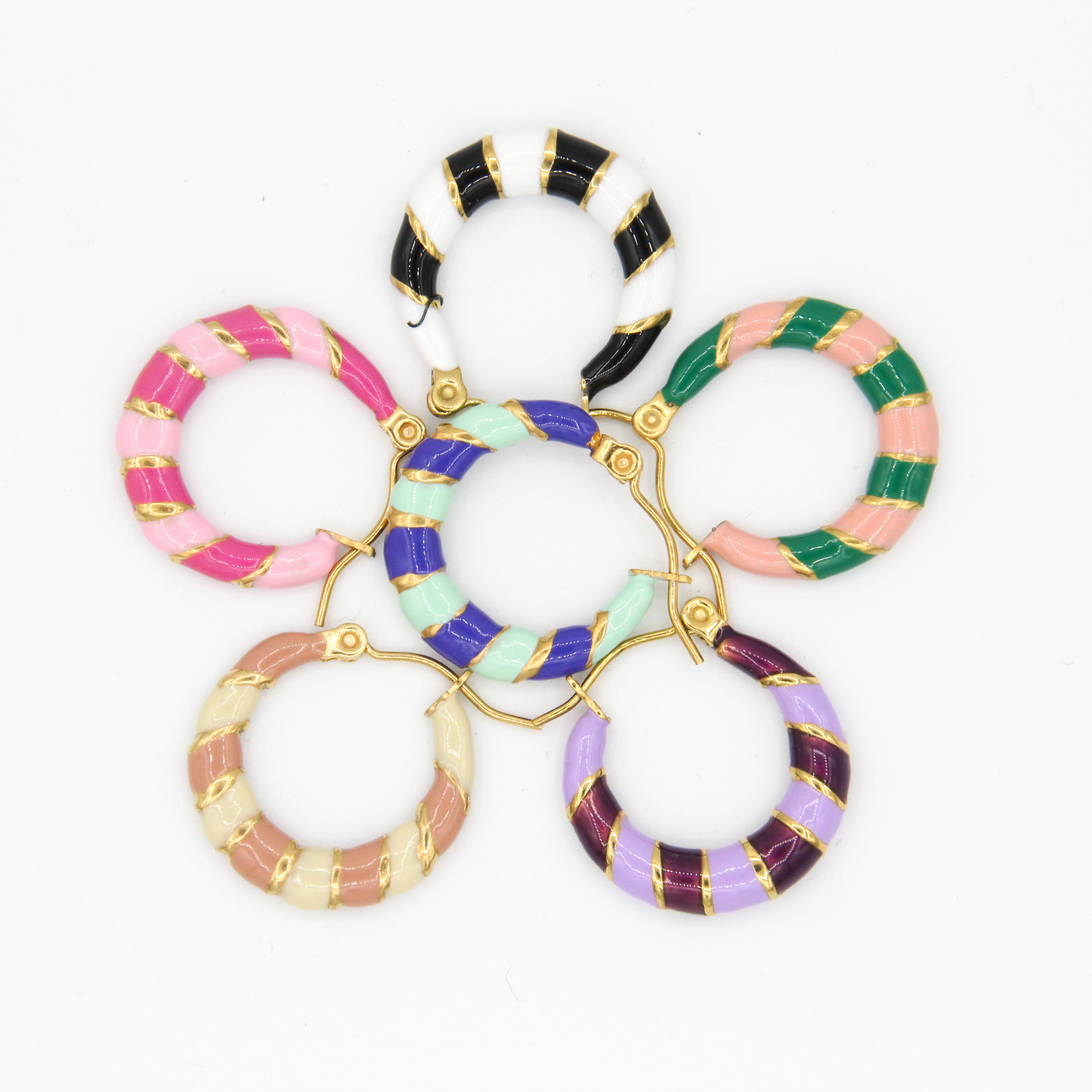 gekleurde creool – zwart/wit - Afbeelding 3