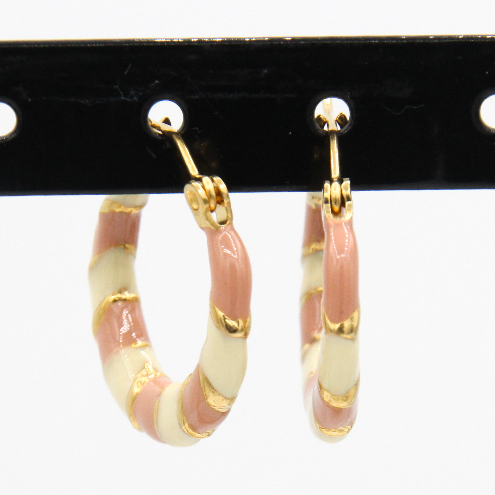 gekleurde creool – nude/beige - Afbeelding 2