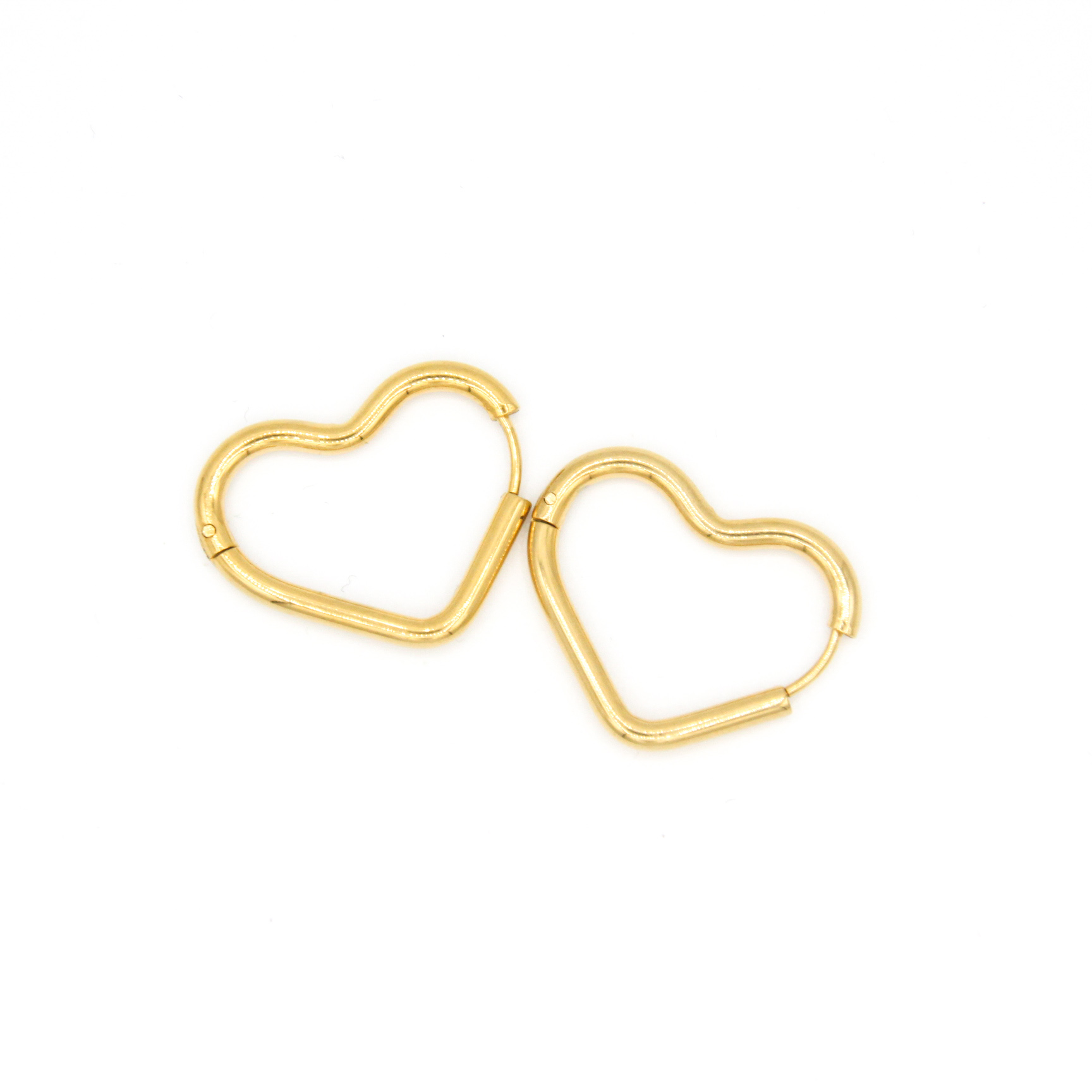 Hart creool – goud - Afbeelding 3