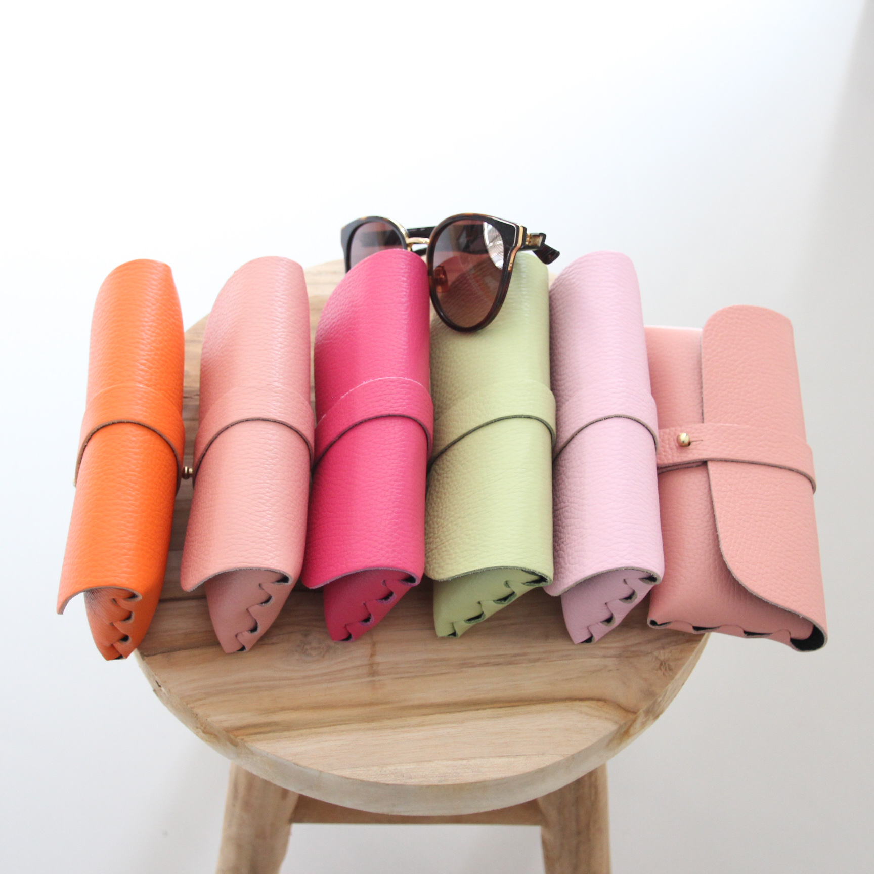 Brillenetui Leder - Afbeelding 3