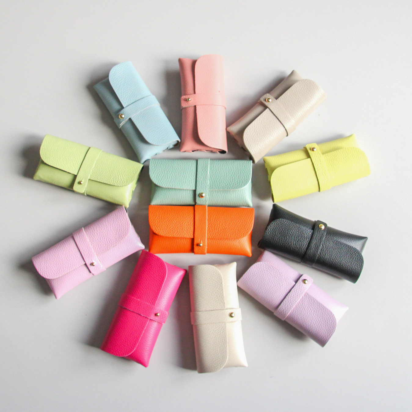 Brillenetui Leder - Afbeelding 2