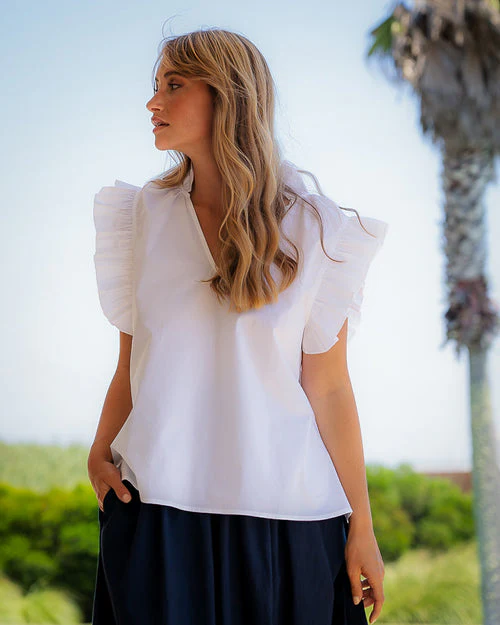 Top Rania White - Afbeelding 4