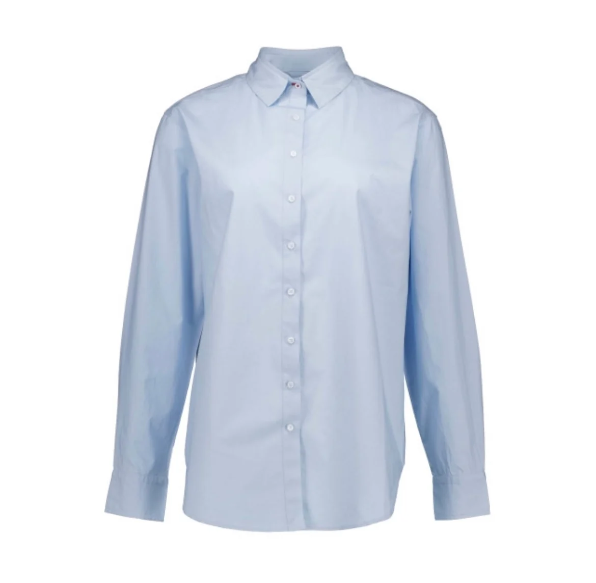 Blouse Boy Friend Shirt Baby Blue - Afbeelding 3