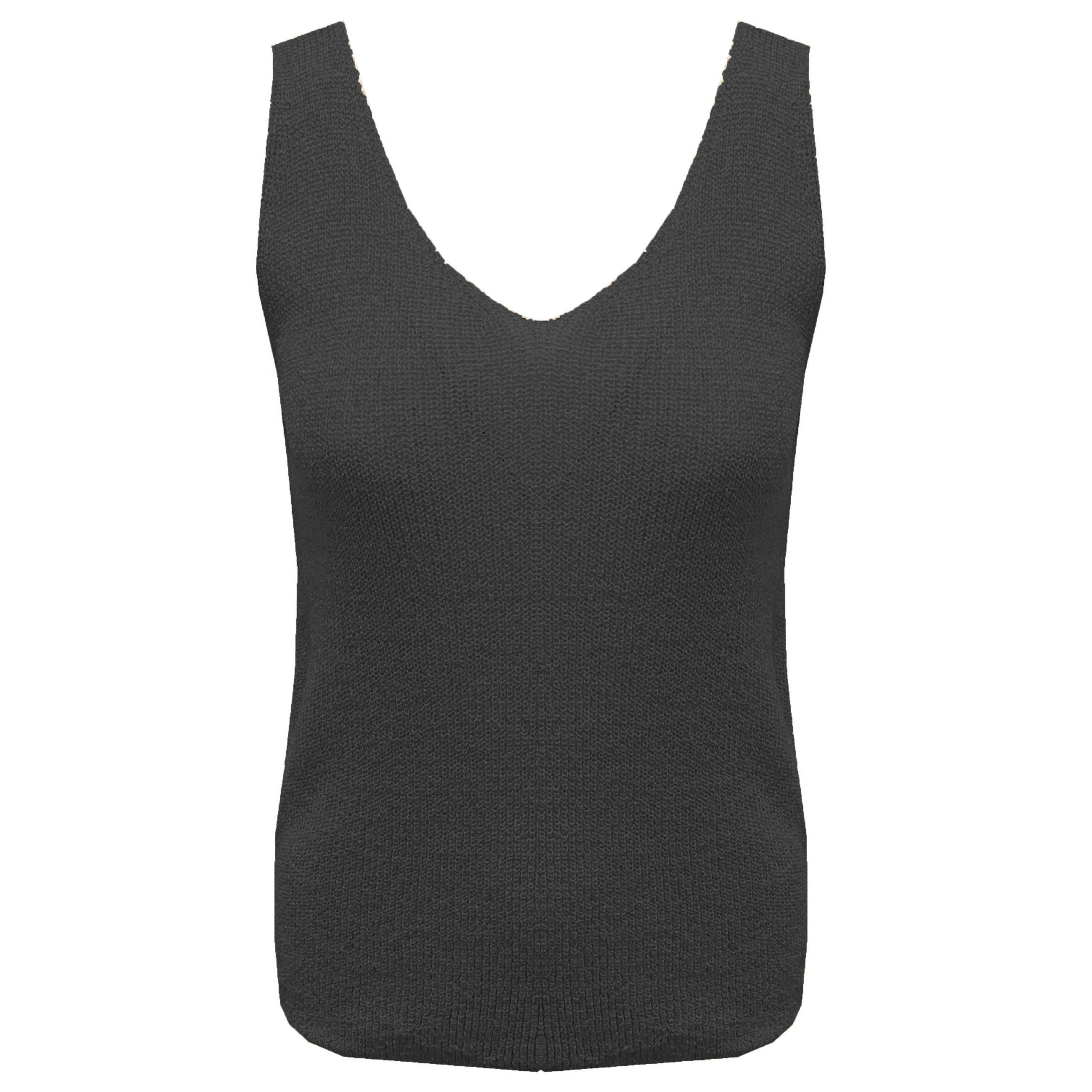 Top Lurex Knit Zwart - Afbeelding 3