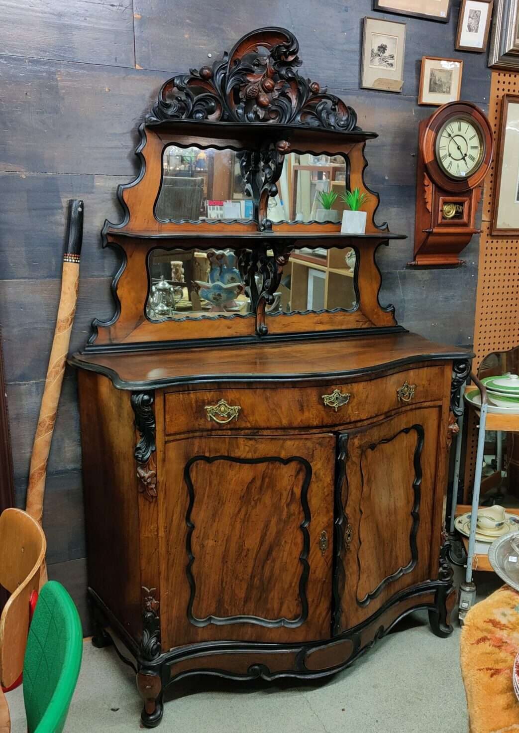 Antieke Bonheur kabinet - Afbeelding 2