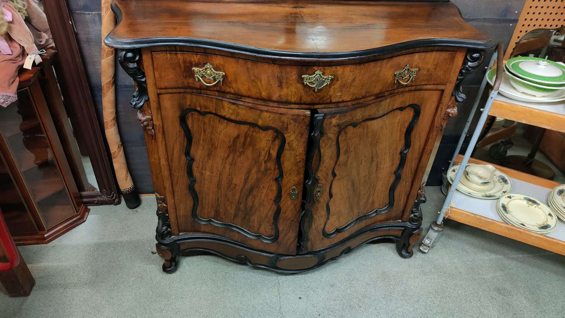 Antieke Bonheur kabinet - Afbeelding 4