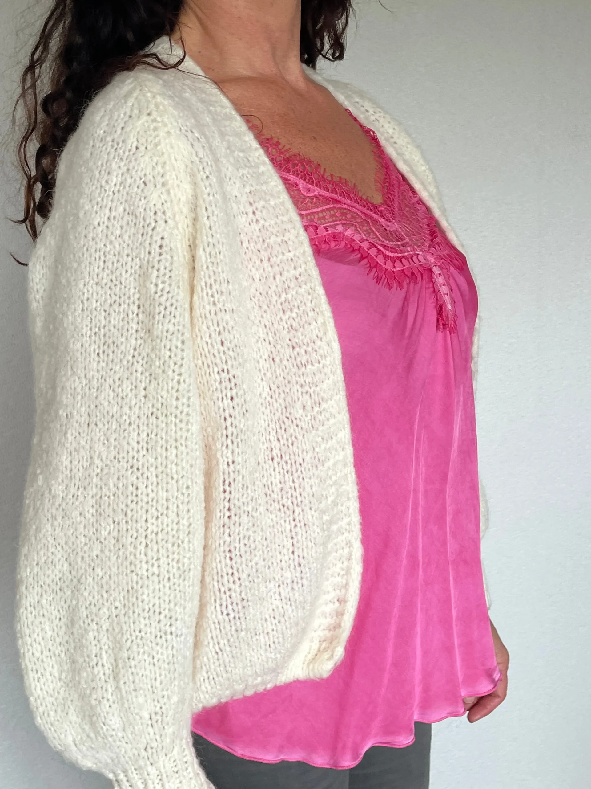 Vest Luxe Raha Ecru - Afbeelding 4