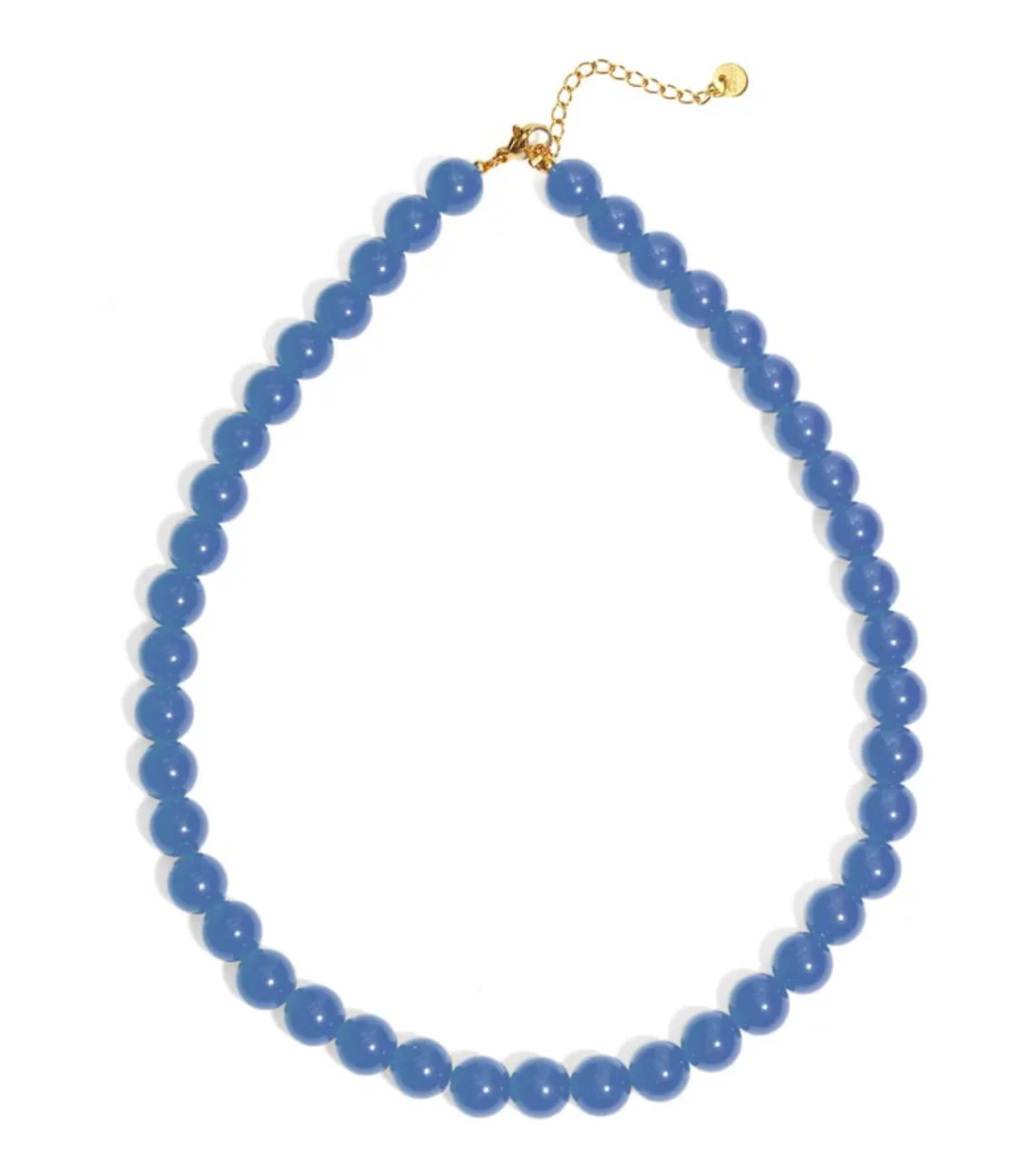 Kralen Ketting Blauw 10mm - Afbeelding 2