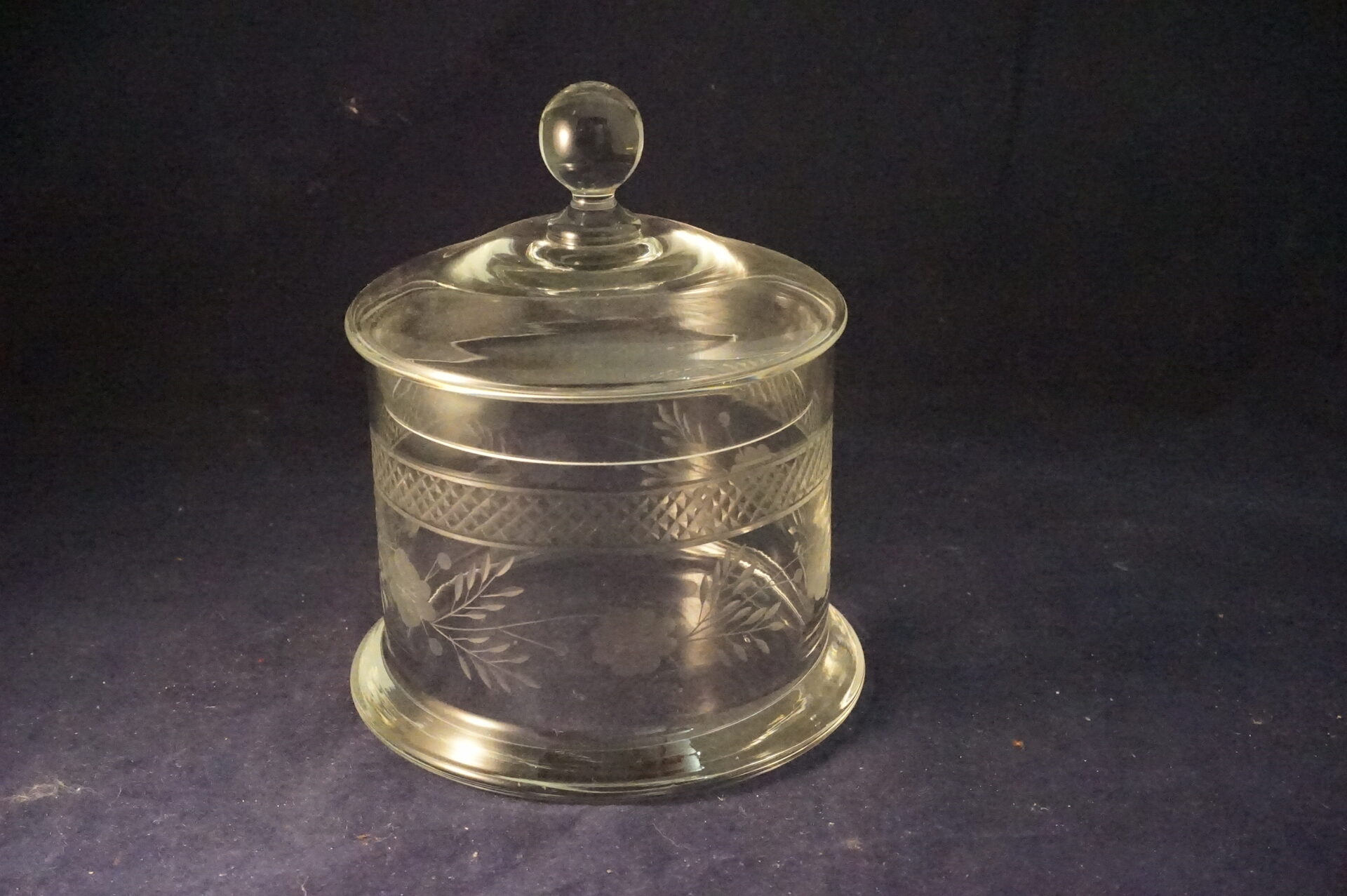 Kristallen dekselpot bloemen en takken - Afbeelding 2