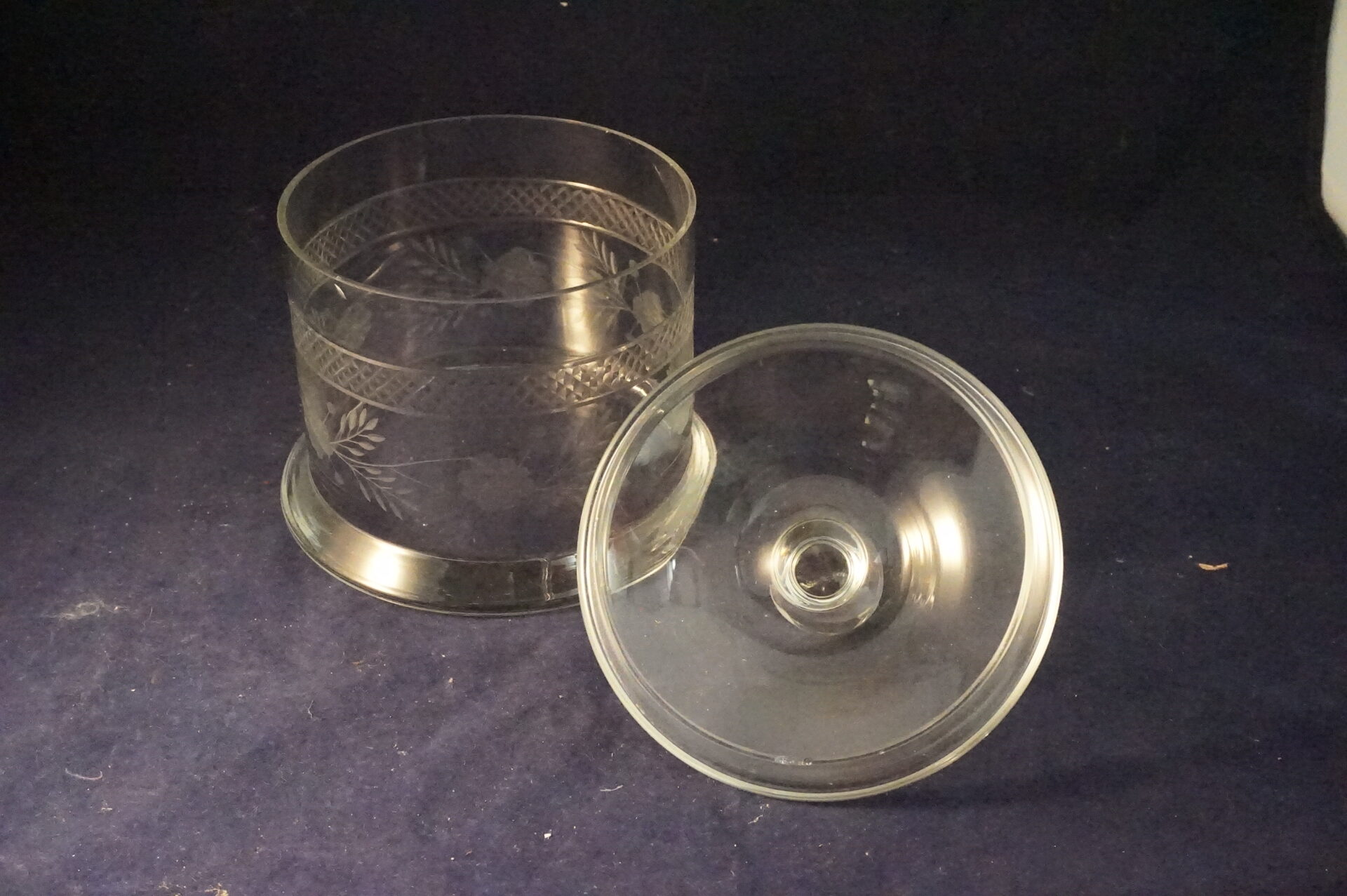 Kristallen dekselpot bloemen en takken - Afbeelding 3