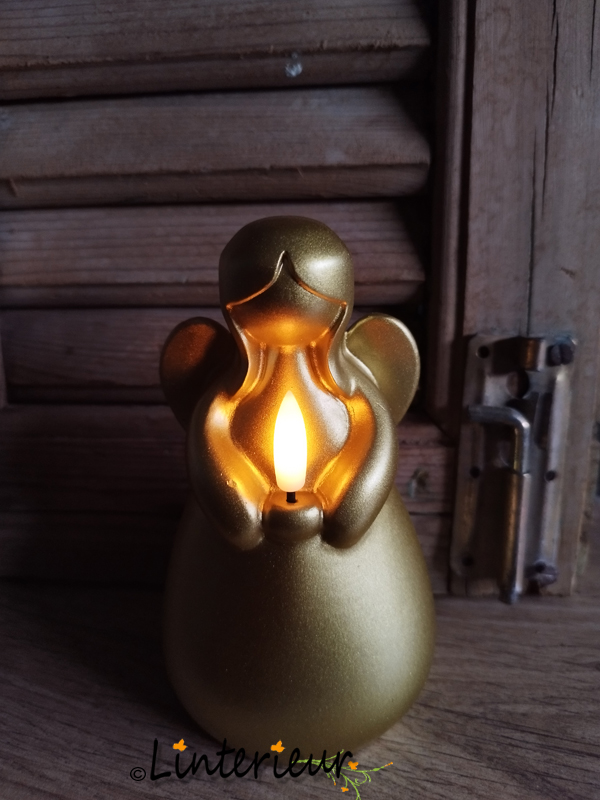 Led engel goud - Afbeelding 2