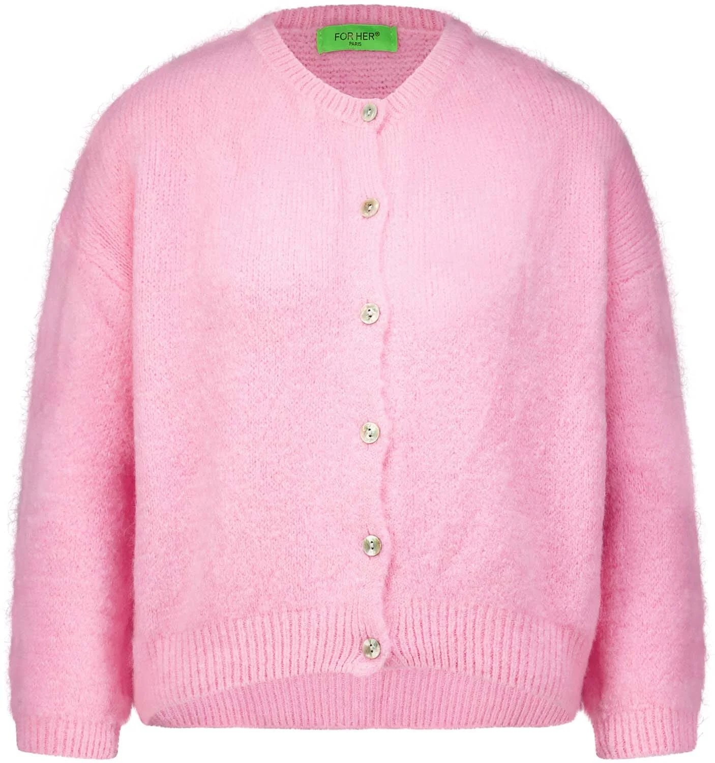 Beauregard Vest Grande Chic Button Roze - Afbeelding 2