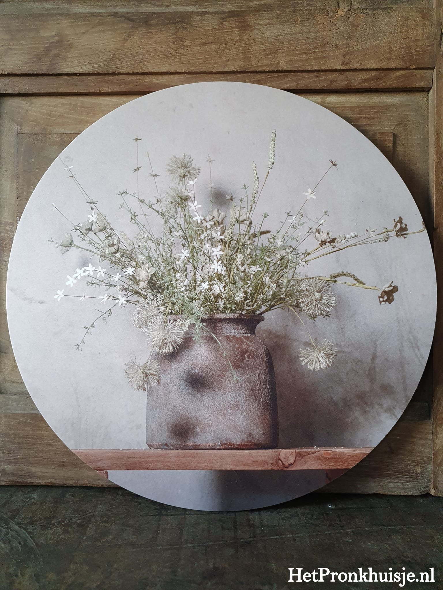 Muurcirkel. Bos bloemen. - Afbeelding 2