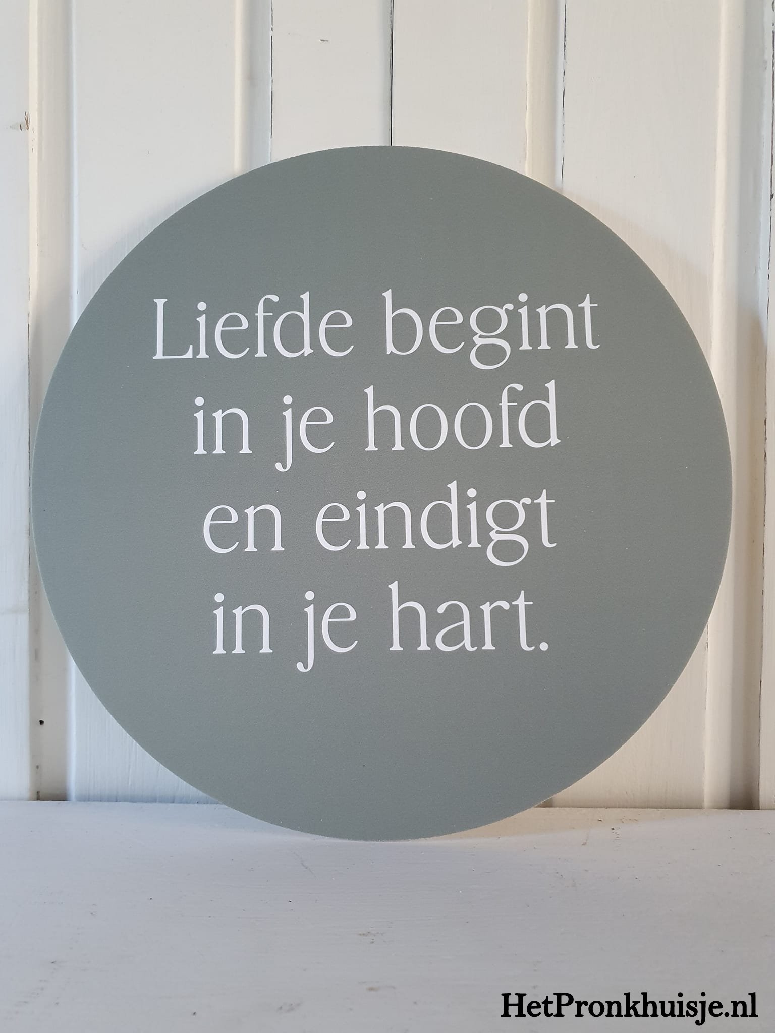 Muurcirkel. Liefde. Groen - Afbeelding 2