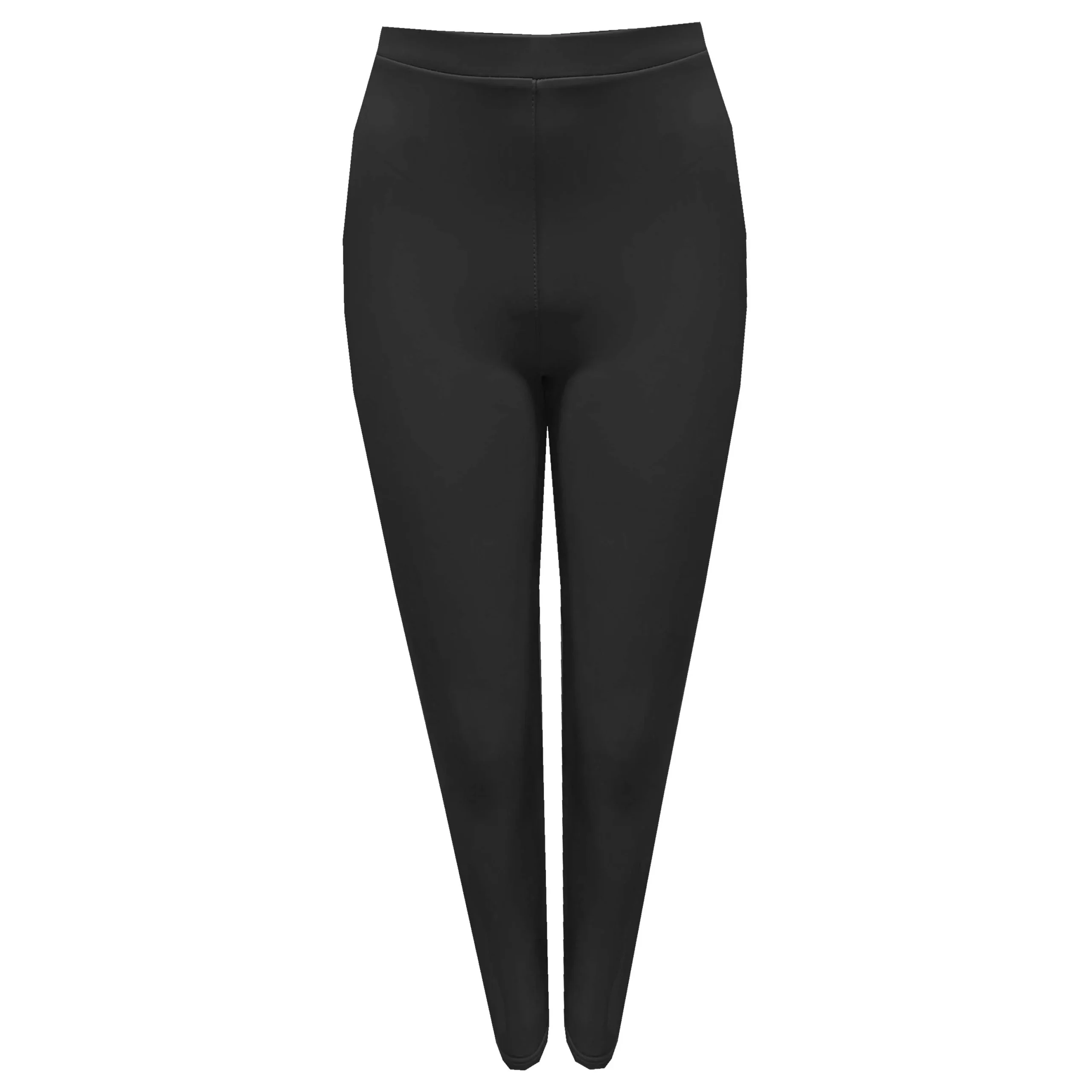 Norfy Leather Look Legging Zwart - Afbeelding 3