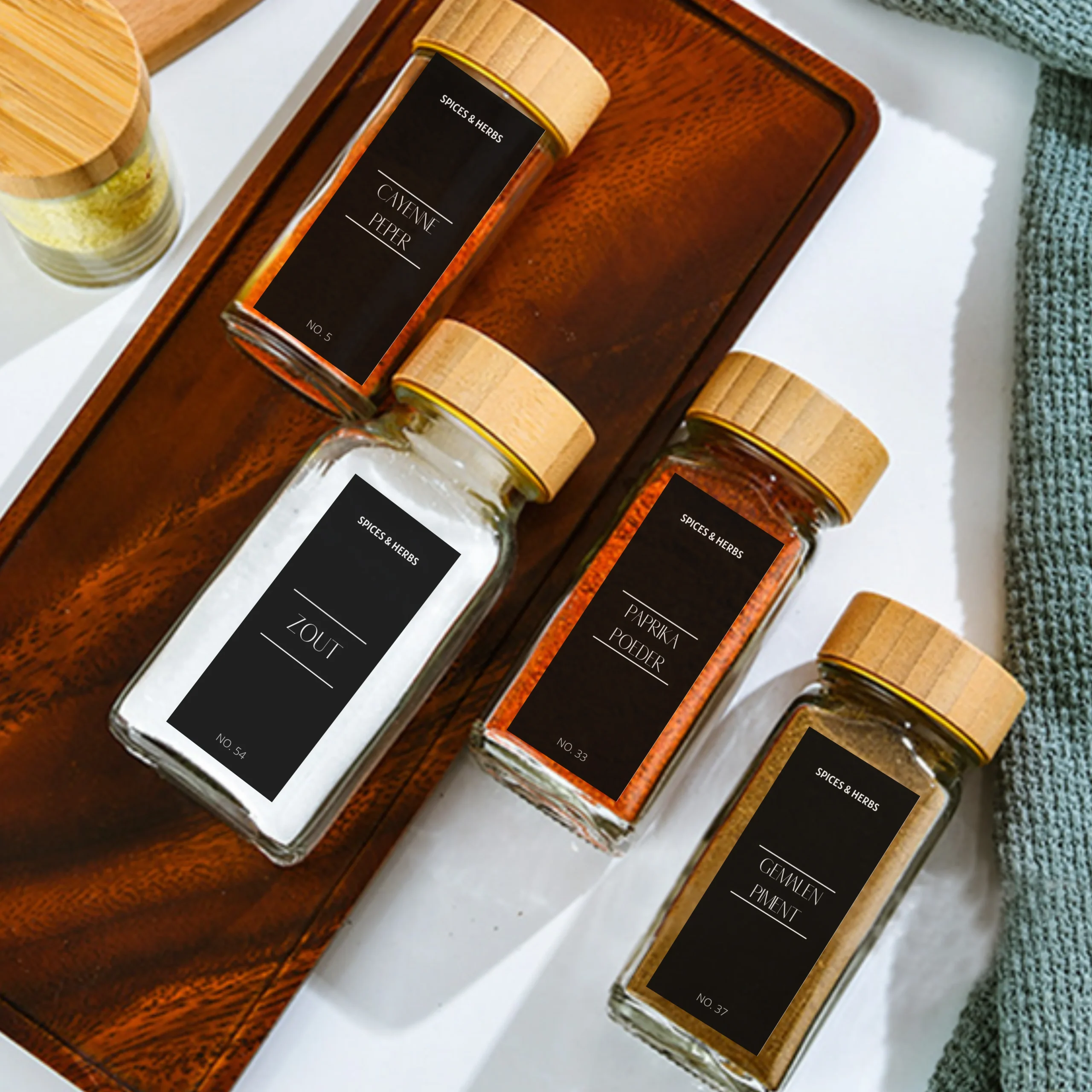 Labels voor kruidenpotjes 72st - Afbeelding 2