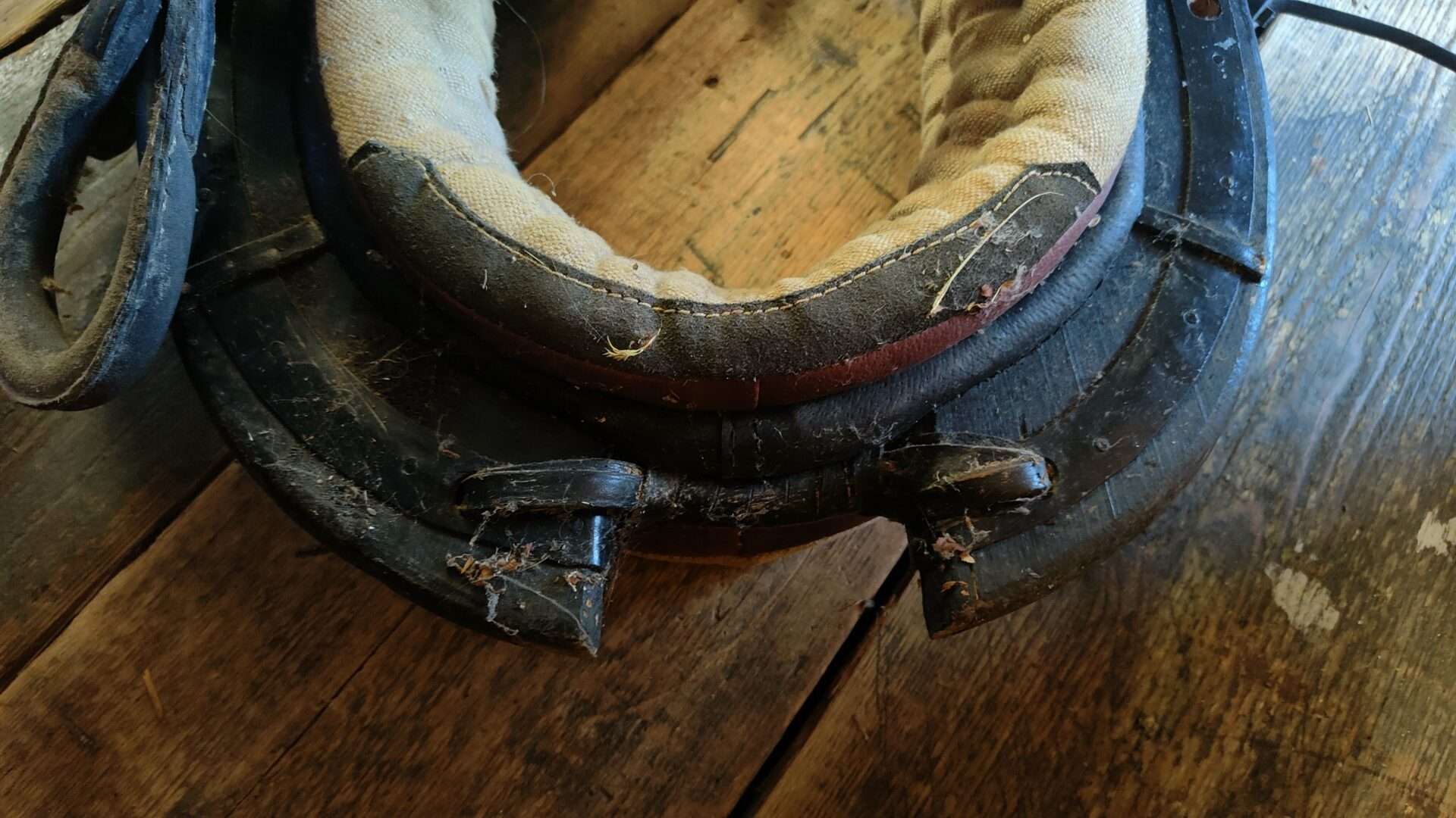 Oude Antieke Paardenhaam Paardenharnas Paardentuig - Afbeelding 6