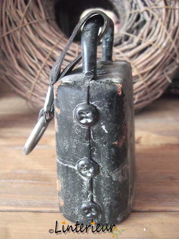 Oude metalen bel rechthoekig - Afbeelding 3