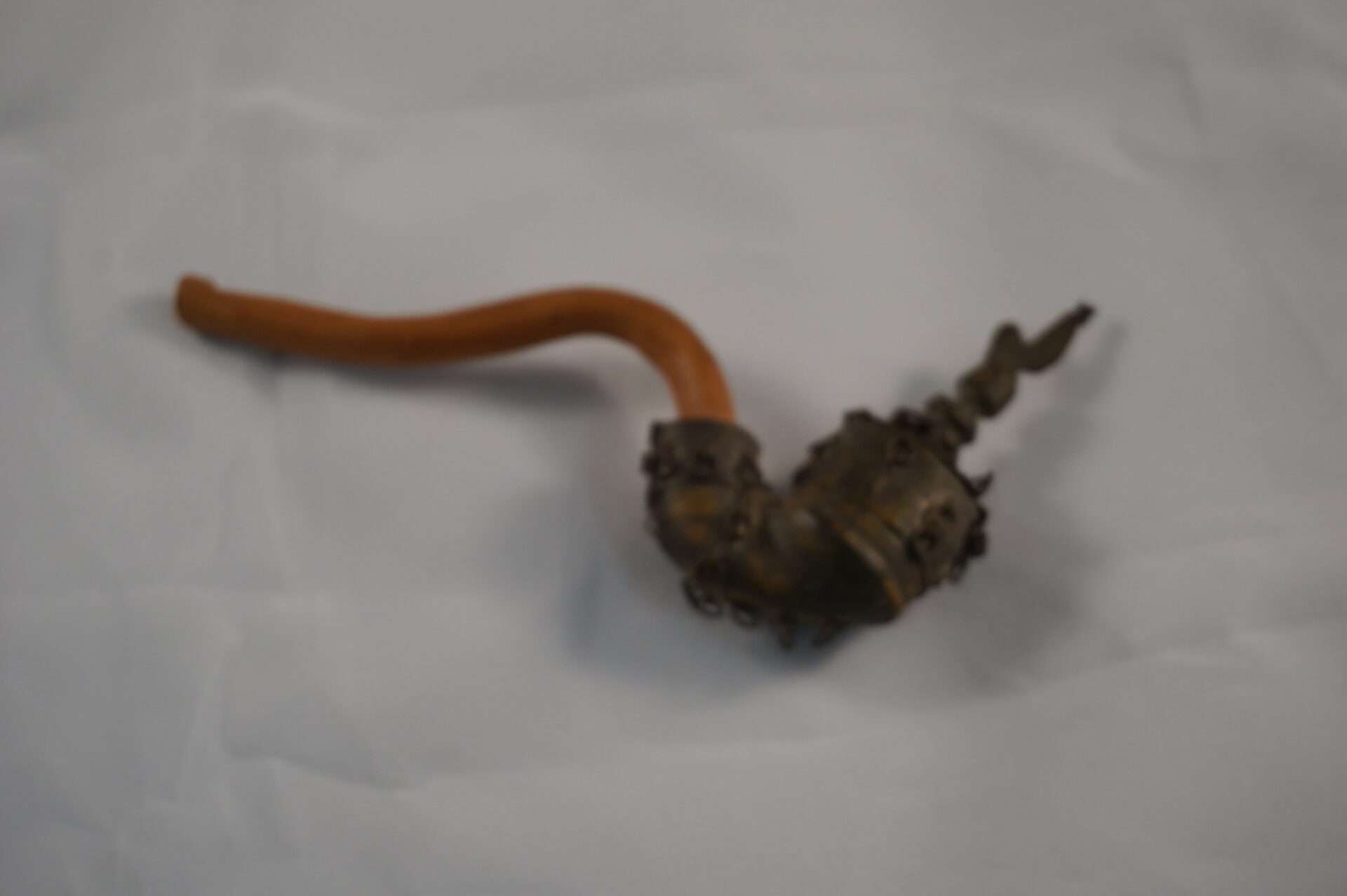 Antieke Goralska rookpijp Podhale Polen - Afbeelding 3