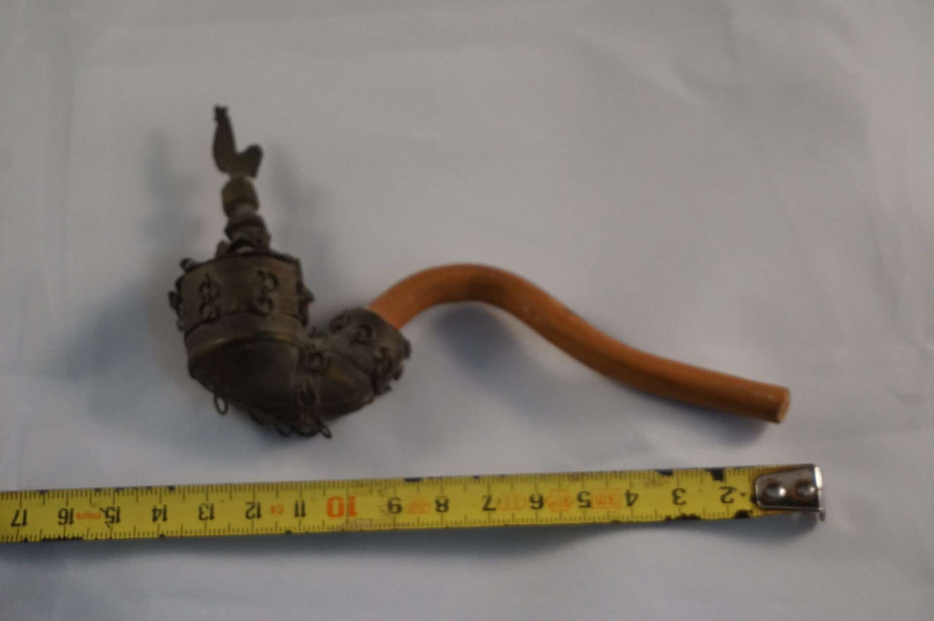 Antieke Goralska rookpijp Podhale Polen - Afbeelding 2