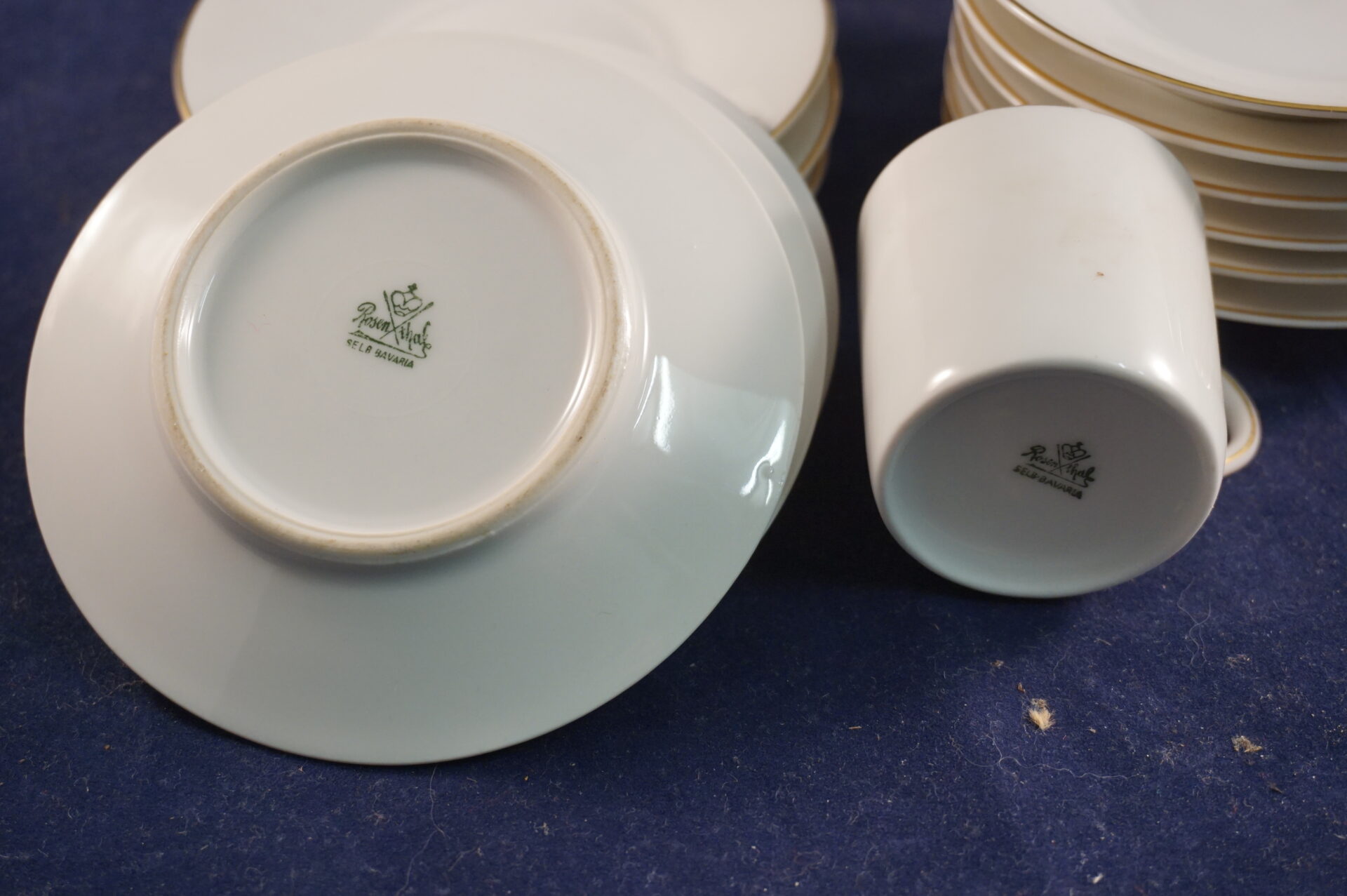 Vintage kopjes met schotel Rosenthal Selb Bavaria - Afbeelding 3