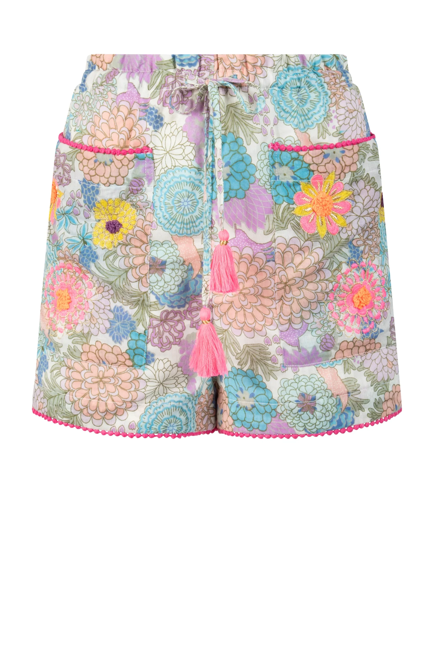 Place du Soleil Short Green Rosa Blue - Afbeelding 2