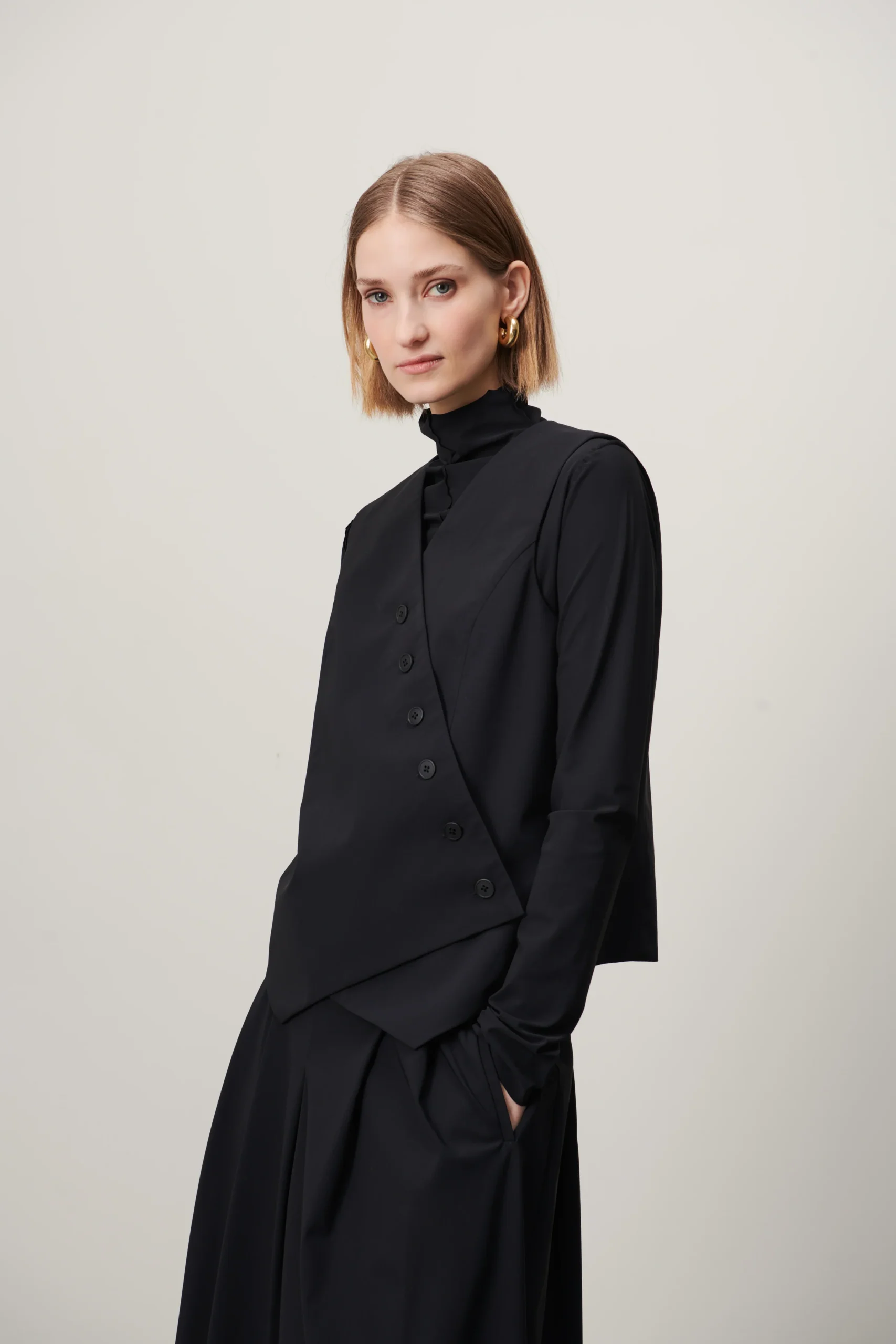 Jane Lushka Oliver Vest Black U423150 - Afbeelding 3