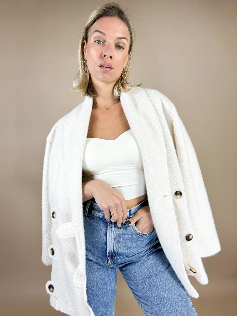 Top Giulia Crème - Afbeelding 3