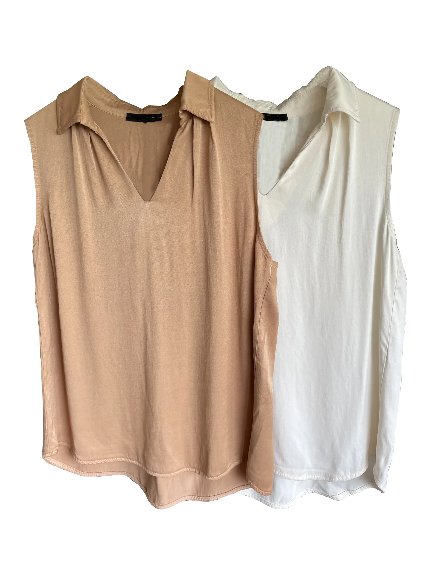 Top V-hals met kraag - Afbeelding 2