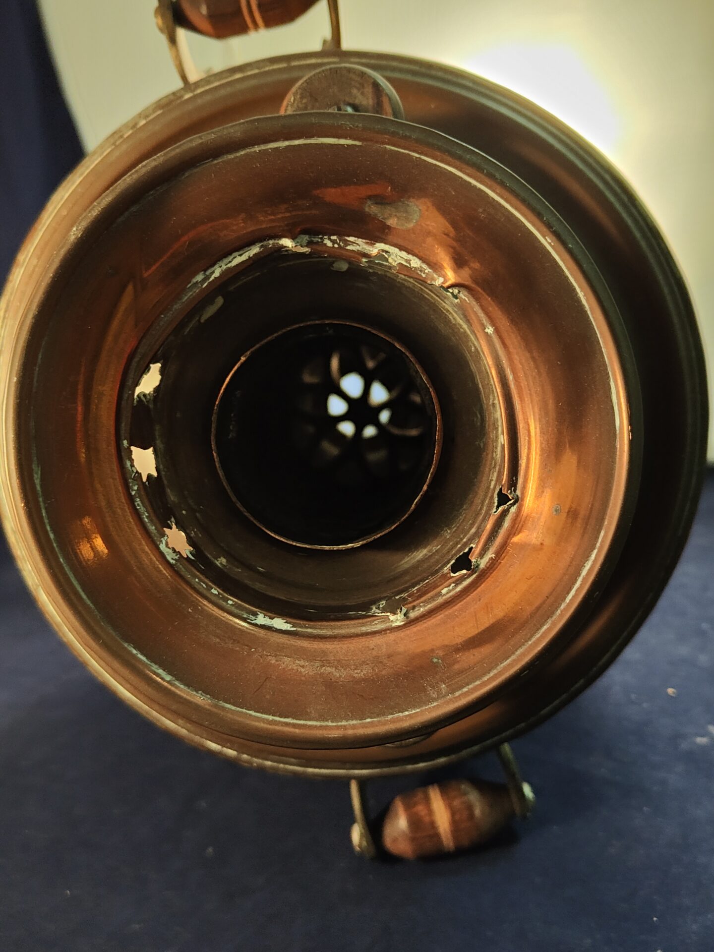 Traditionele koperen theemaker Samovar 8 - Afbeelding 9