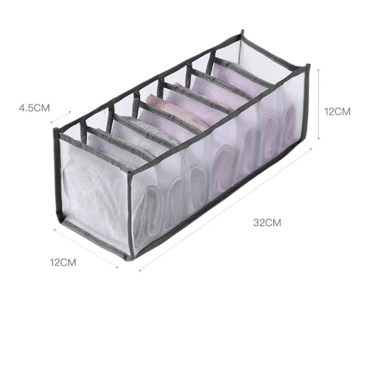 Kledingkast organizers donkergrijs - Afbeelding 8