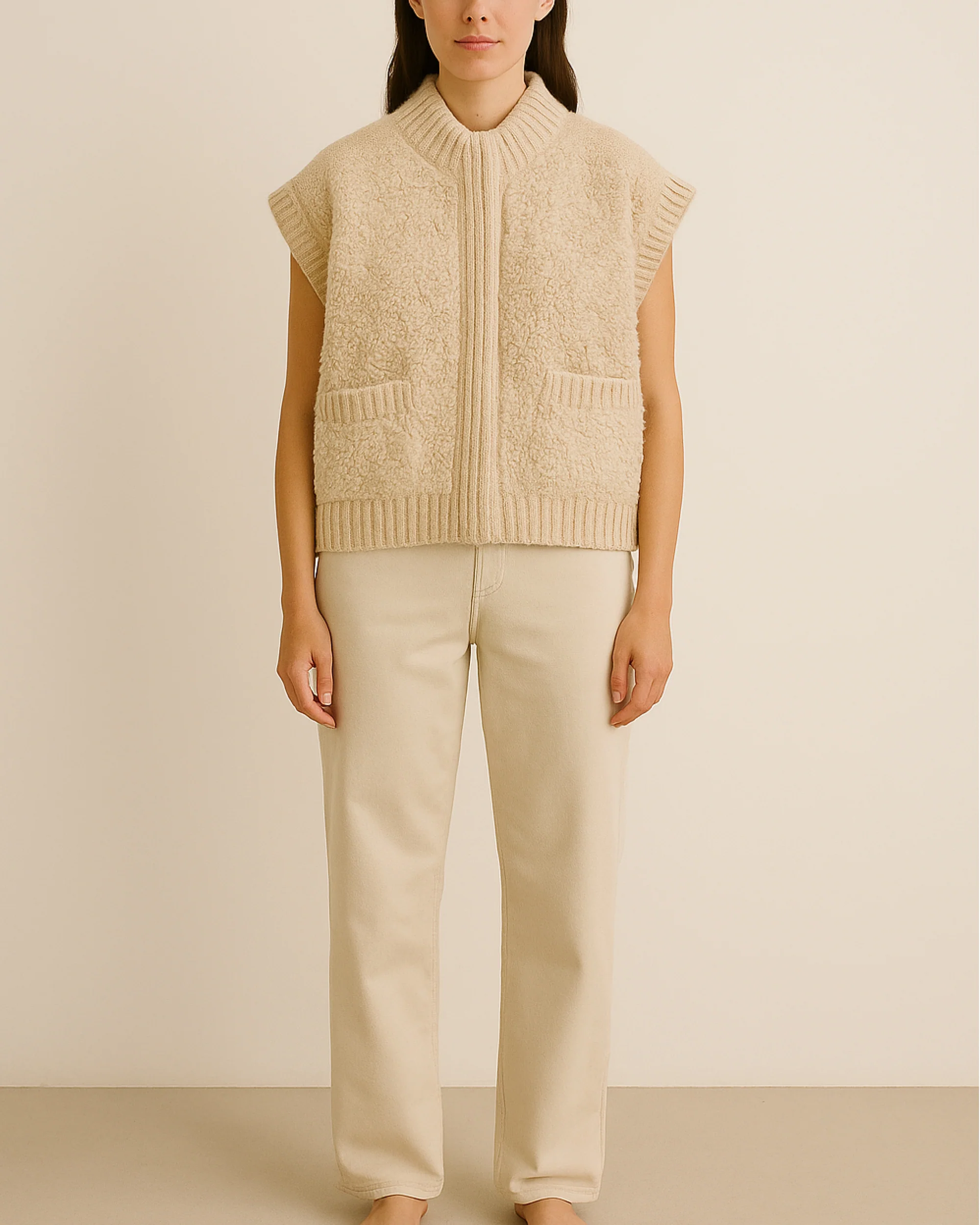 Vest Belgium Oatmeal Cream - Afbeelding 7