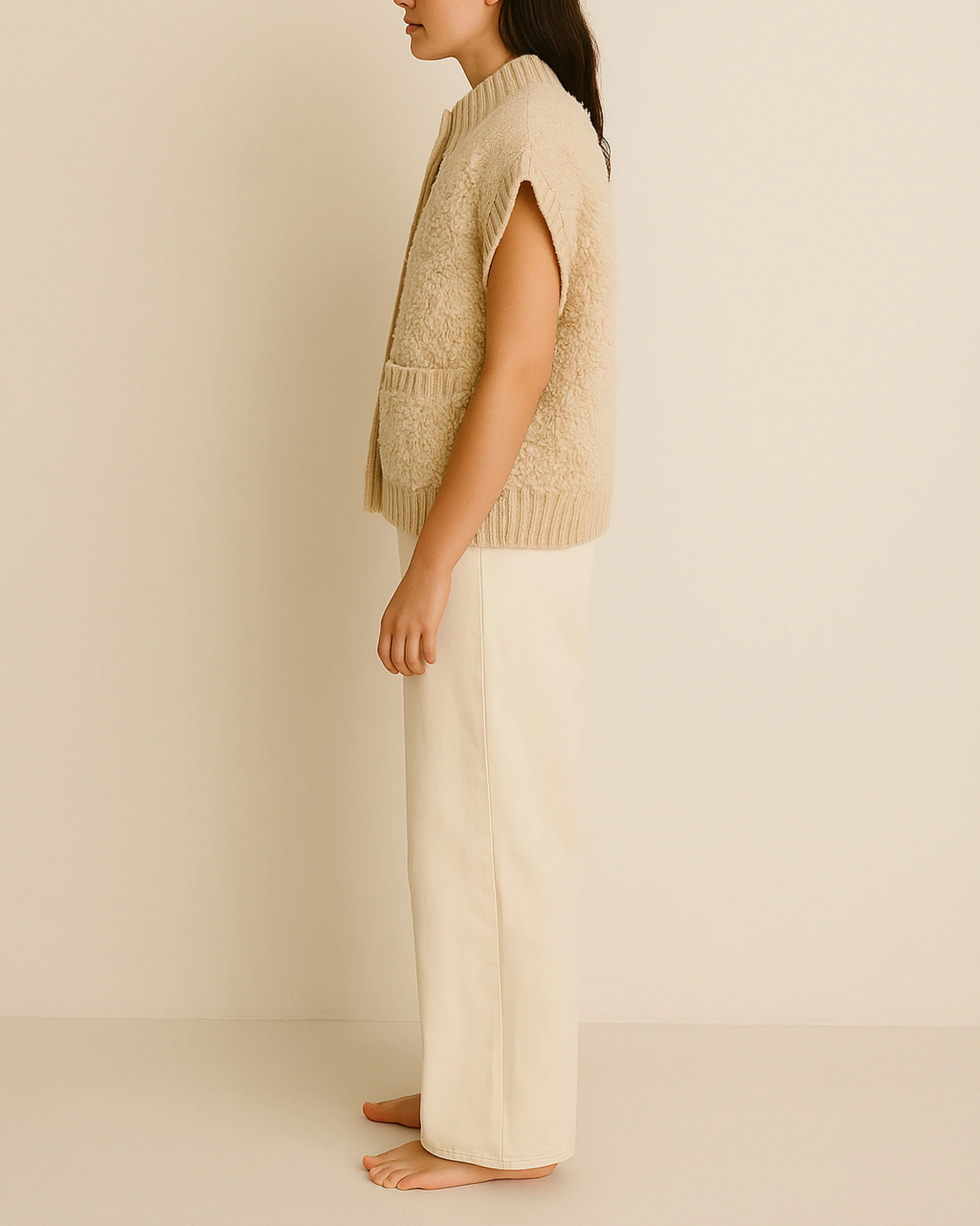 Vest Belgium Oatmeal Cream - Afbeelding 8