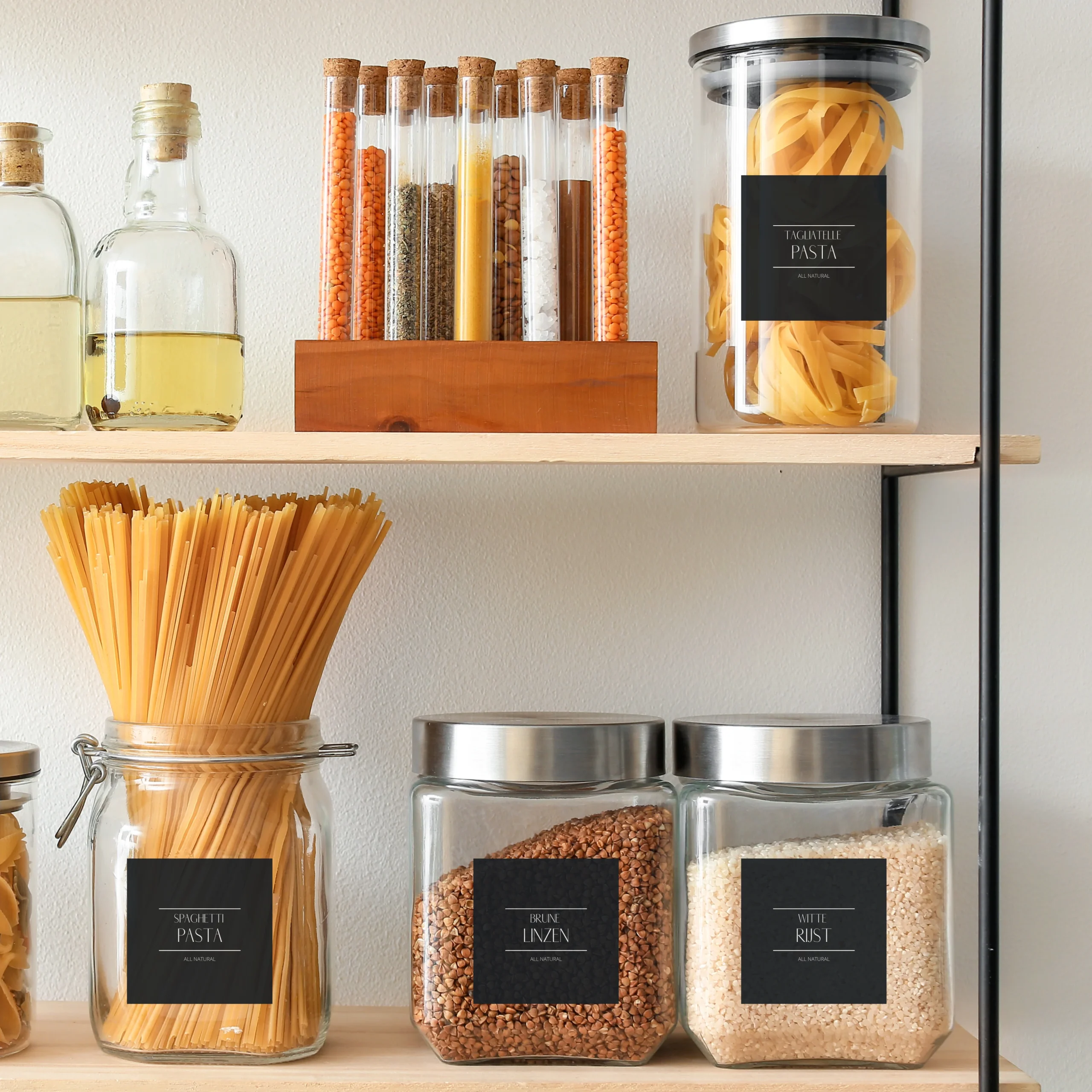 Labels voor voorraadpotten 60st - Afbeelding 5