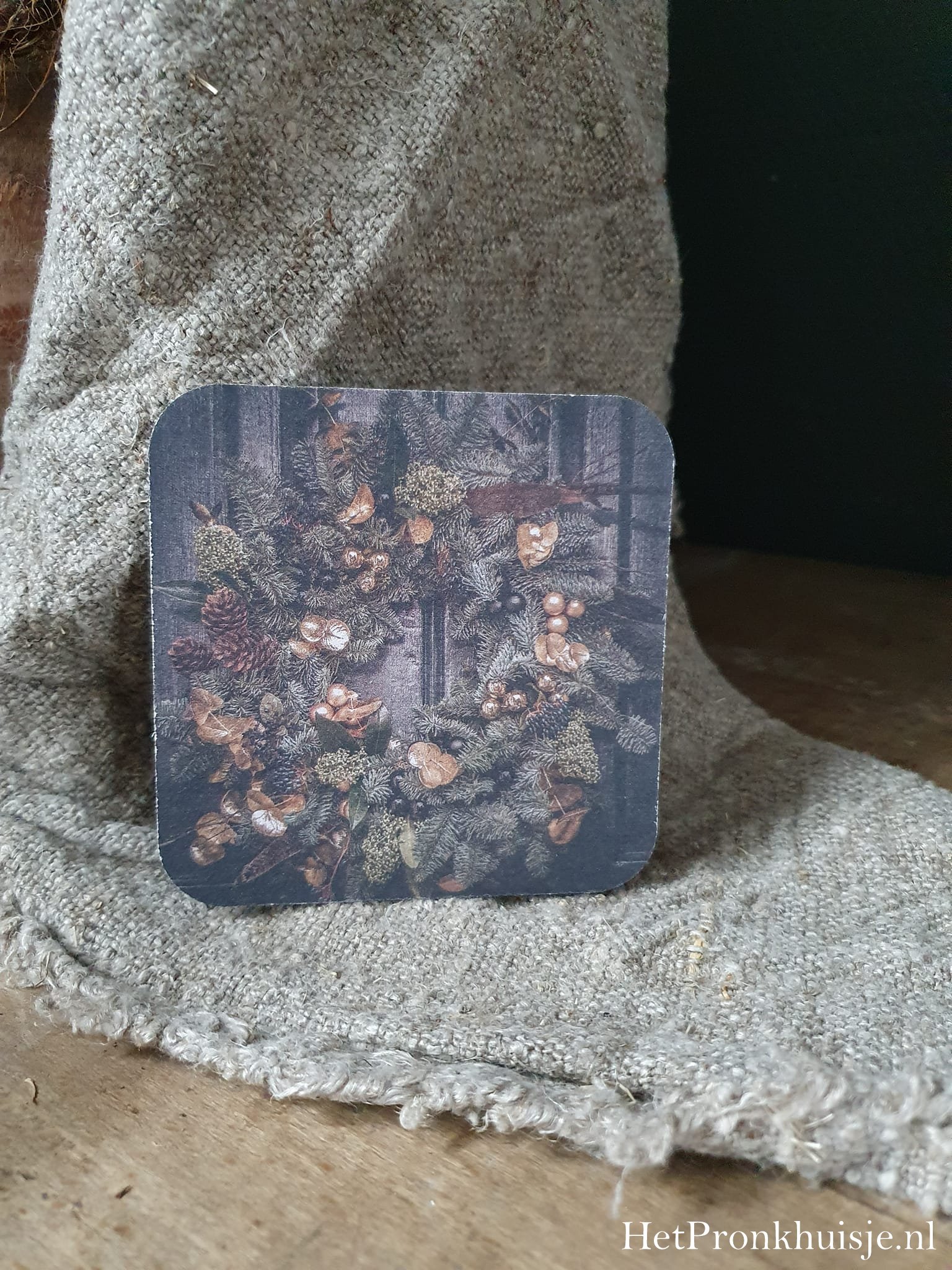 Viltje. Kerst krans - Afbeelding 2