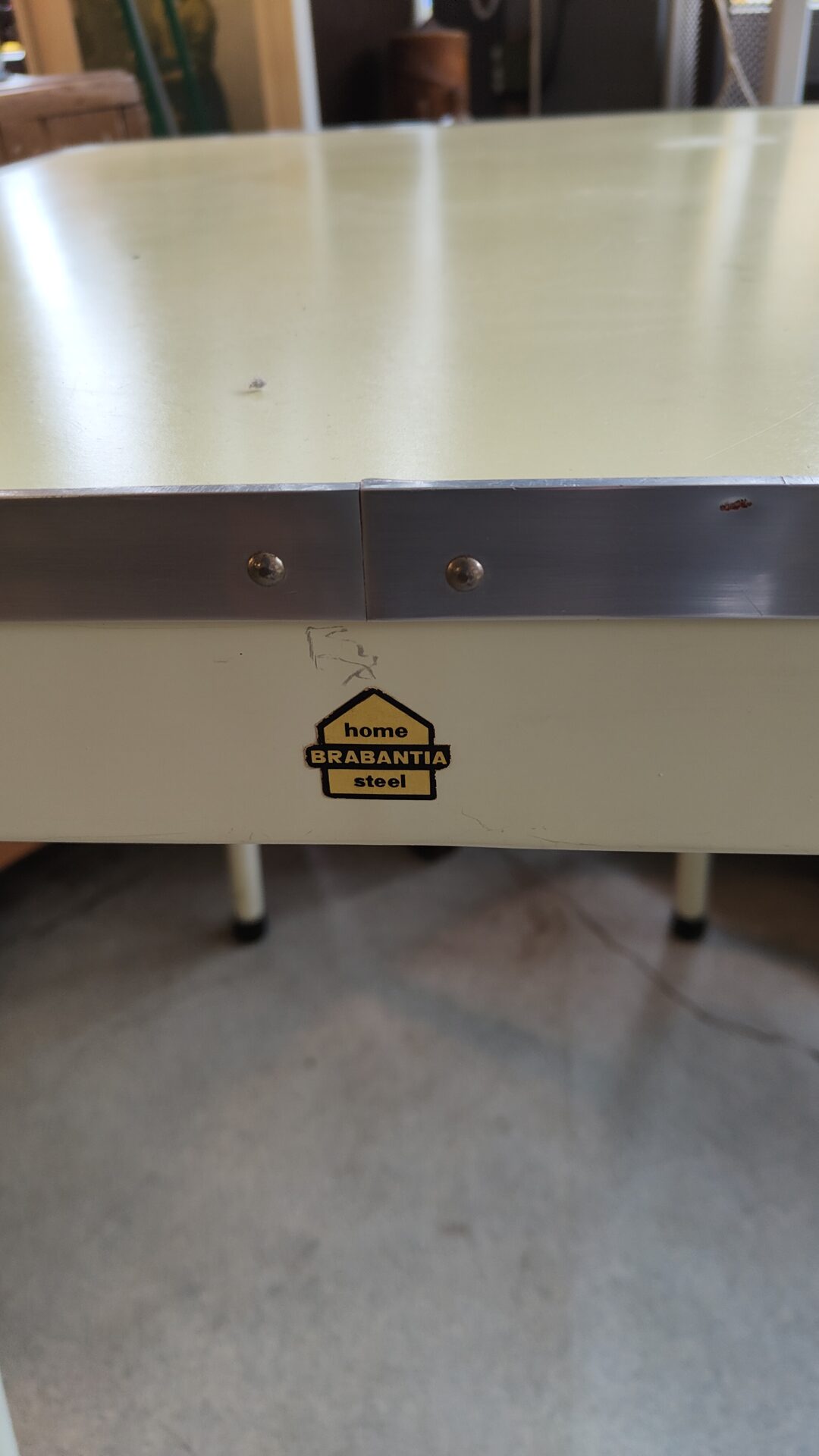 Vintage Brabantia tafel met Brabantia stoel - Afbeelding 4