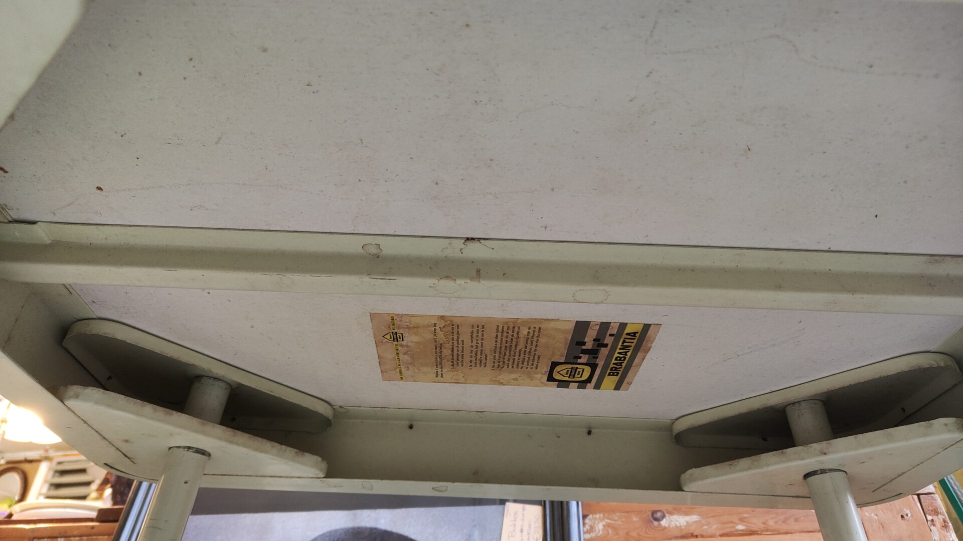 Vintage Brabantia tafel met Brabantia stoel - Afbeelding 5