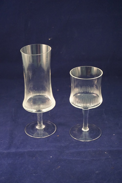 Vintage wijnglas en bierglas - Afbeelding 3