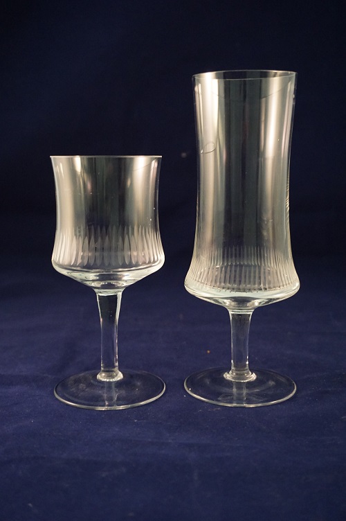 Vintage wijnglas en bierglas - Afbeelding 2