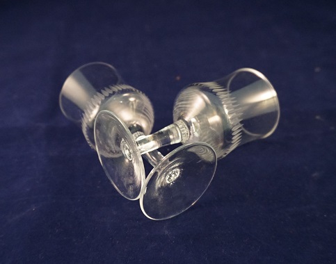 Vintage borrel glaasjes 2 stuks - Afbeelding 5