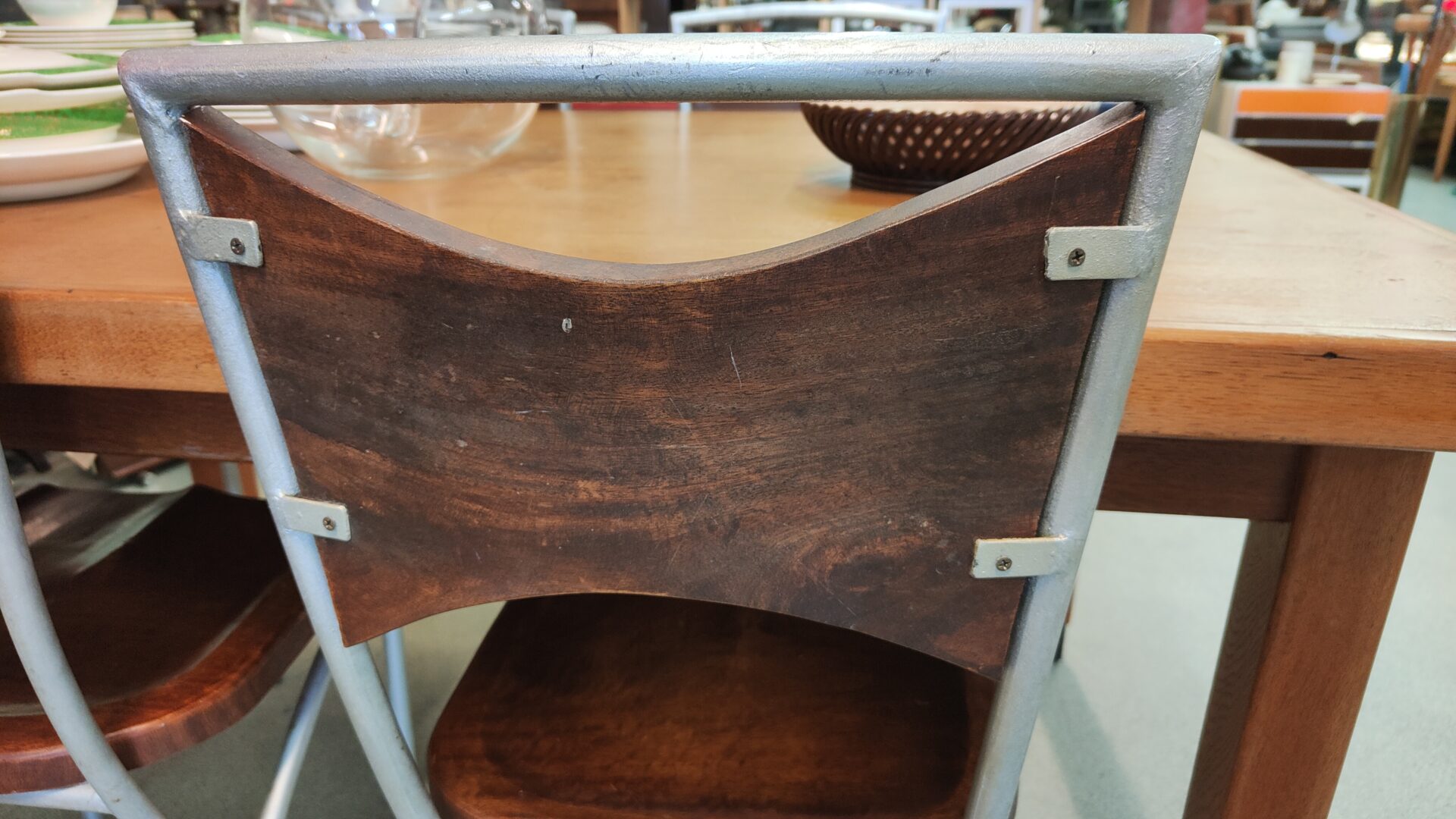 Vintage design eet- bistro- stoelen - Afbeelding 6