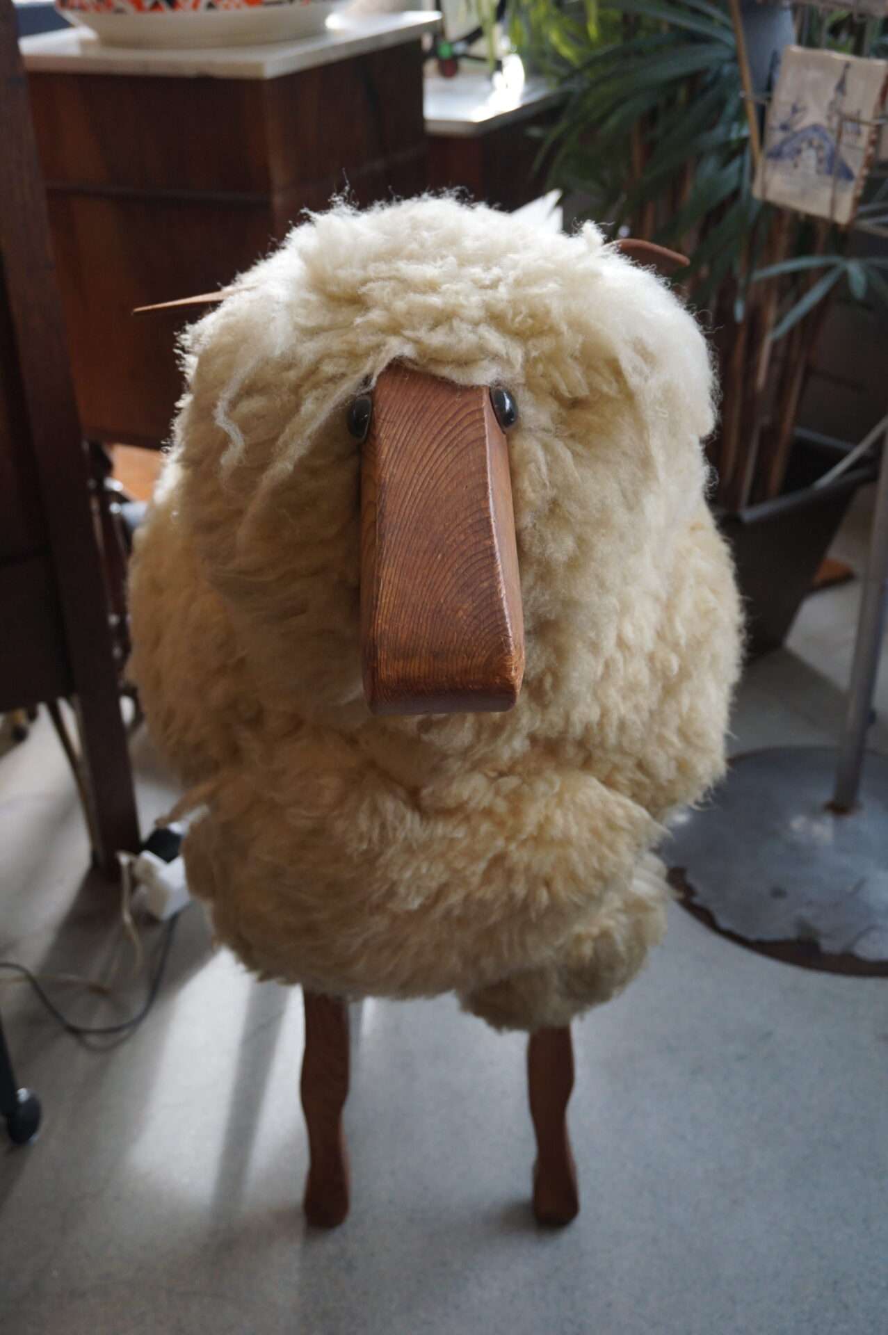 Vintage levensgroot schaap van Hanns-Peter Krafft voor Meier uit de jaren 70 - Afbeelding 3