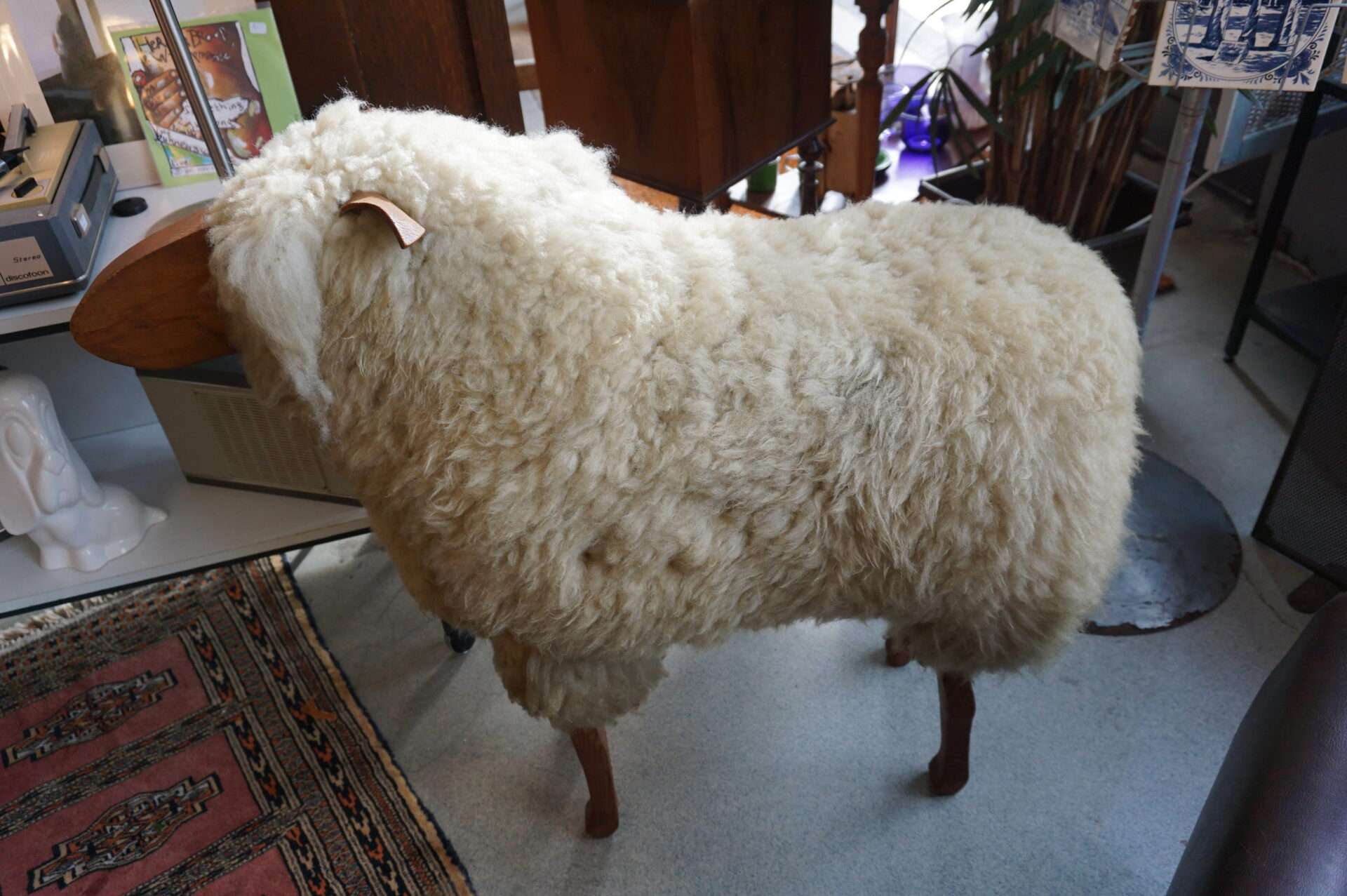 Vintage levensgroot schaap van Hanns-Peter Krafft voor Meier uit de jaren 70 - Afbeelding 4