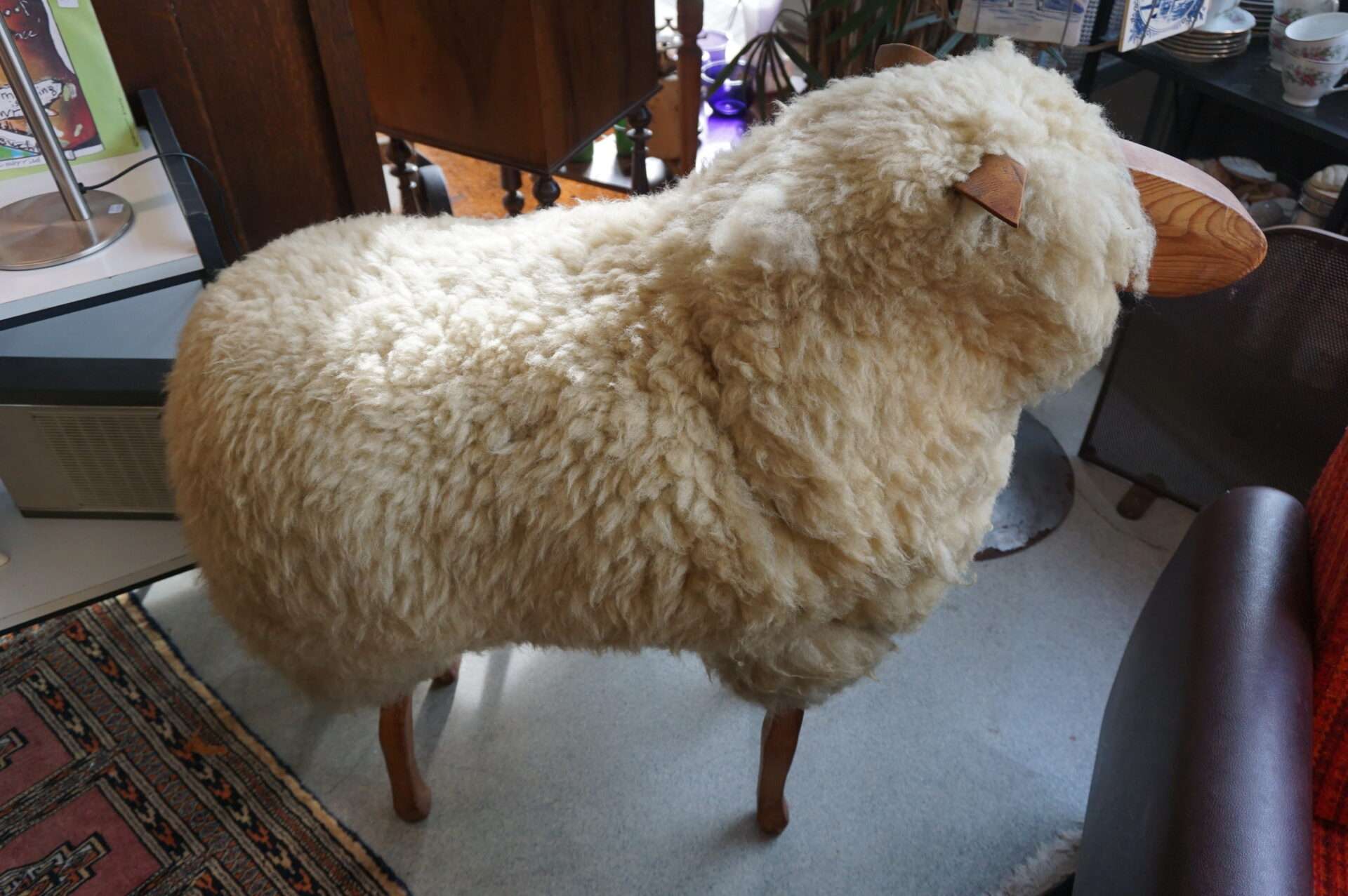 Vintage levensgroot schaap van Hanns-Peter Krafft voor Meier uit de jaren 70 - Afbeelding 6