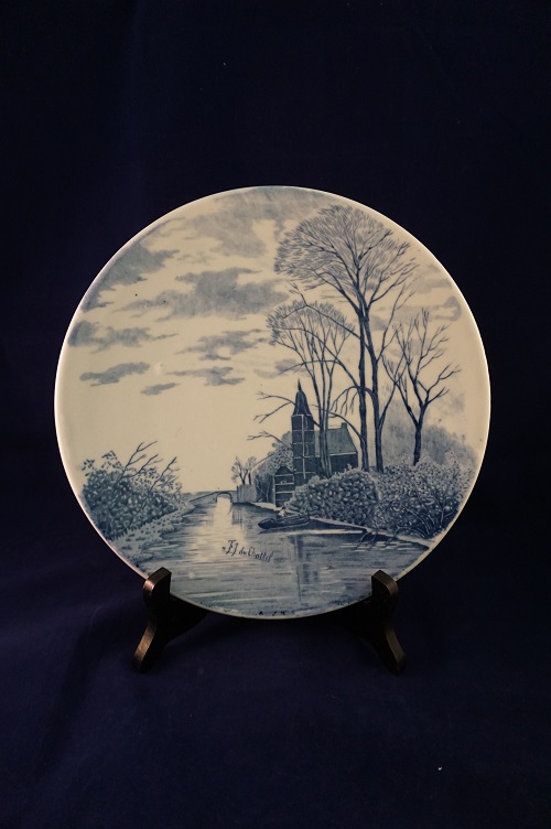 Wandbord F.J. du Chattel 2x - Afbeelding 2